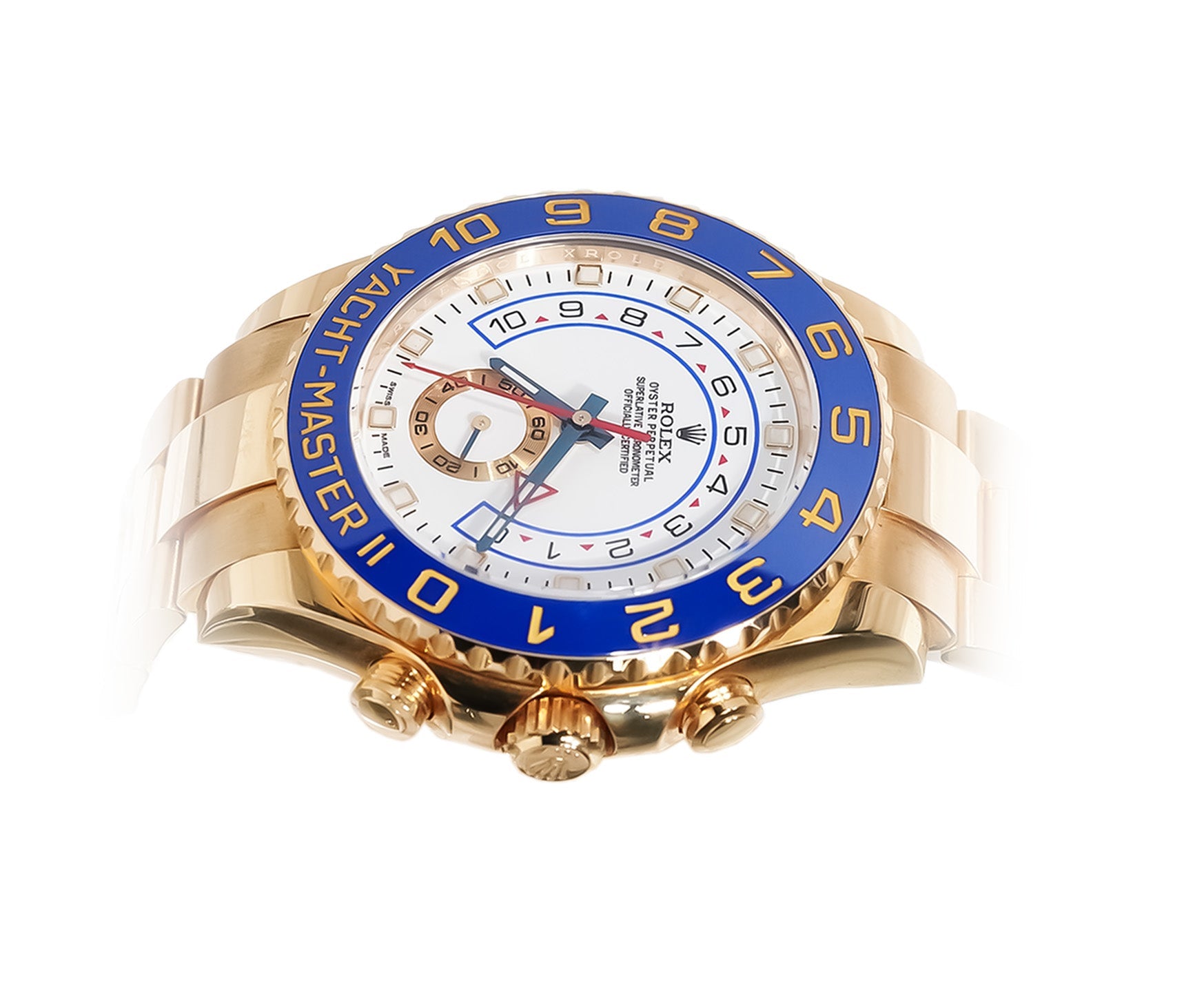 Rolex Yacht - Master II 44mm Yellow Gold White Dial Ref:116688 - Mr. Alex Jewelry