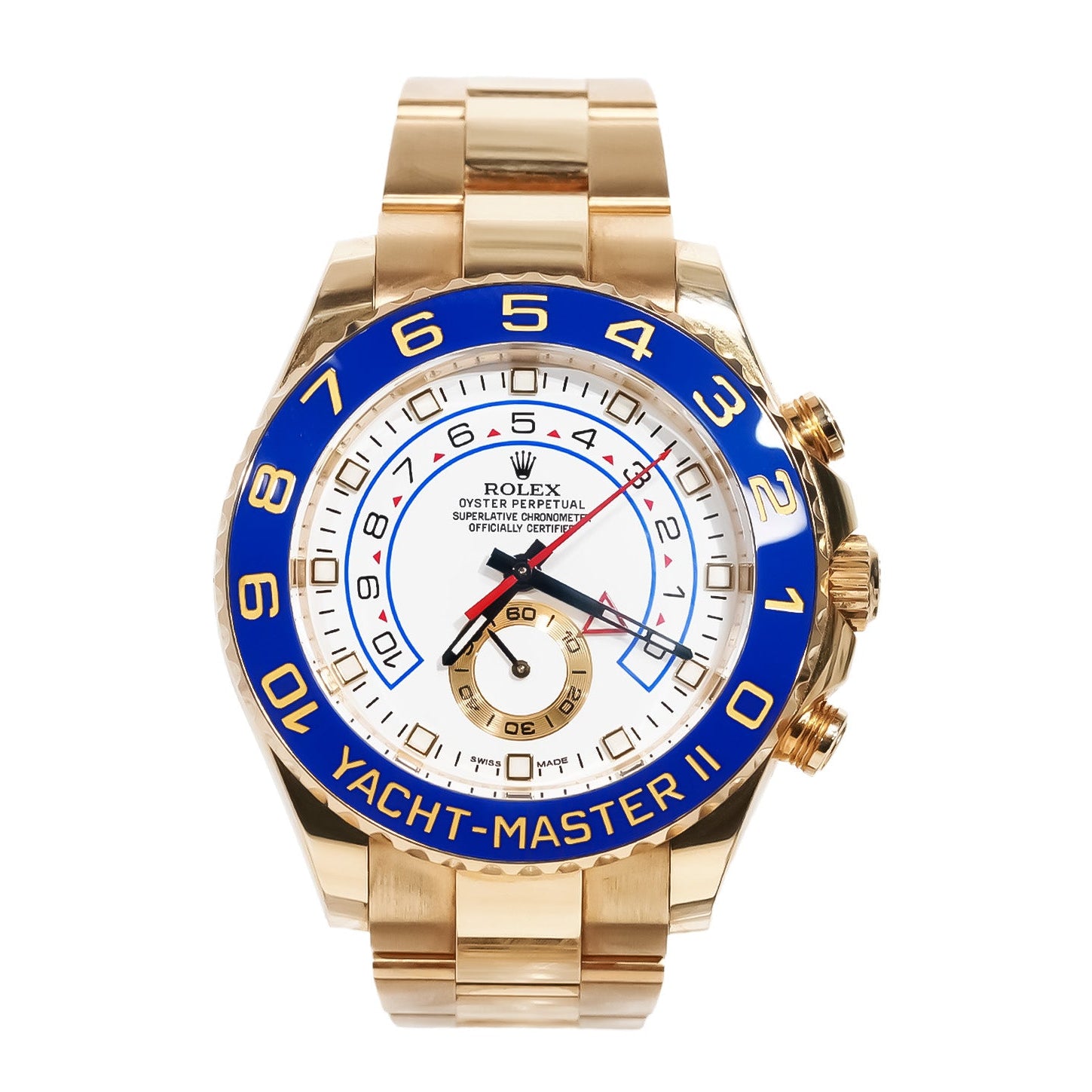 Rolex Yacht - Master II 44mm Yellow Gold White Dial Ref:116688 - Mr. Alex Jewelry