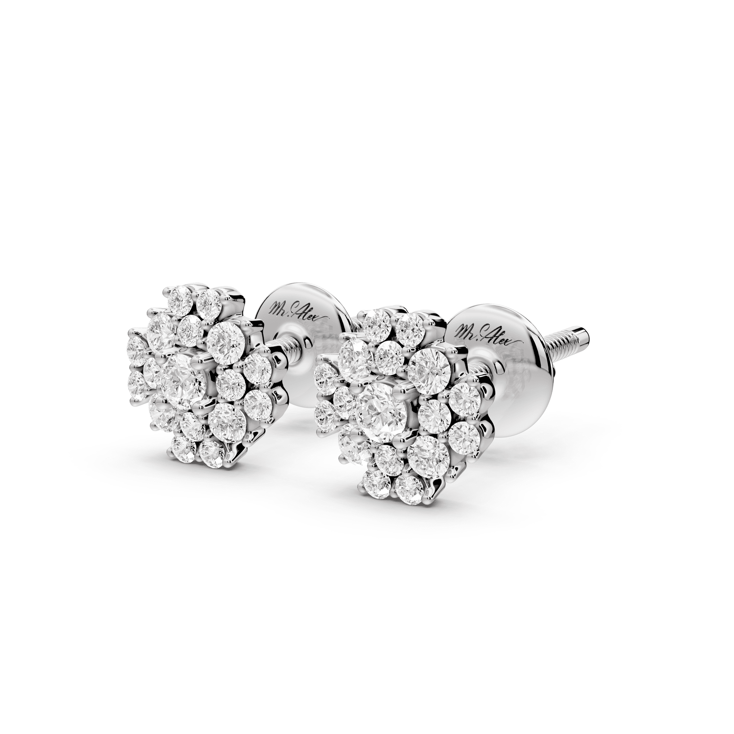 Skye Earrings White Gold - Mr. Alex Jewelry