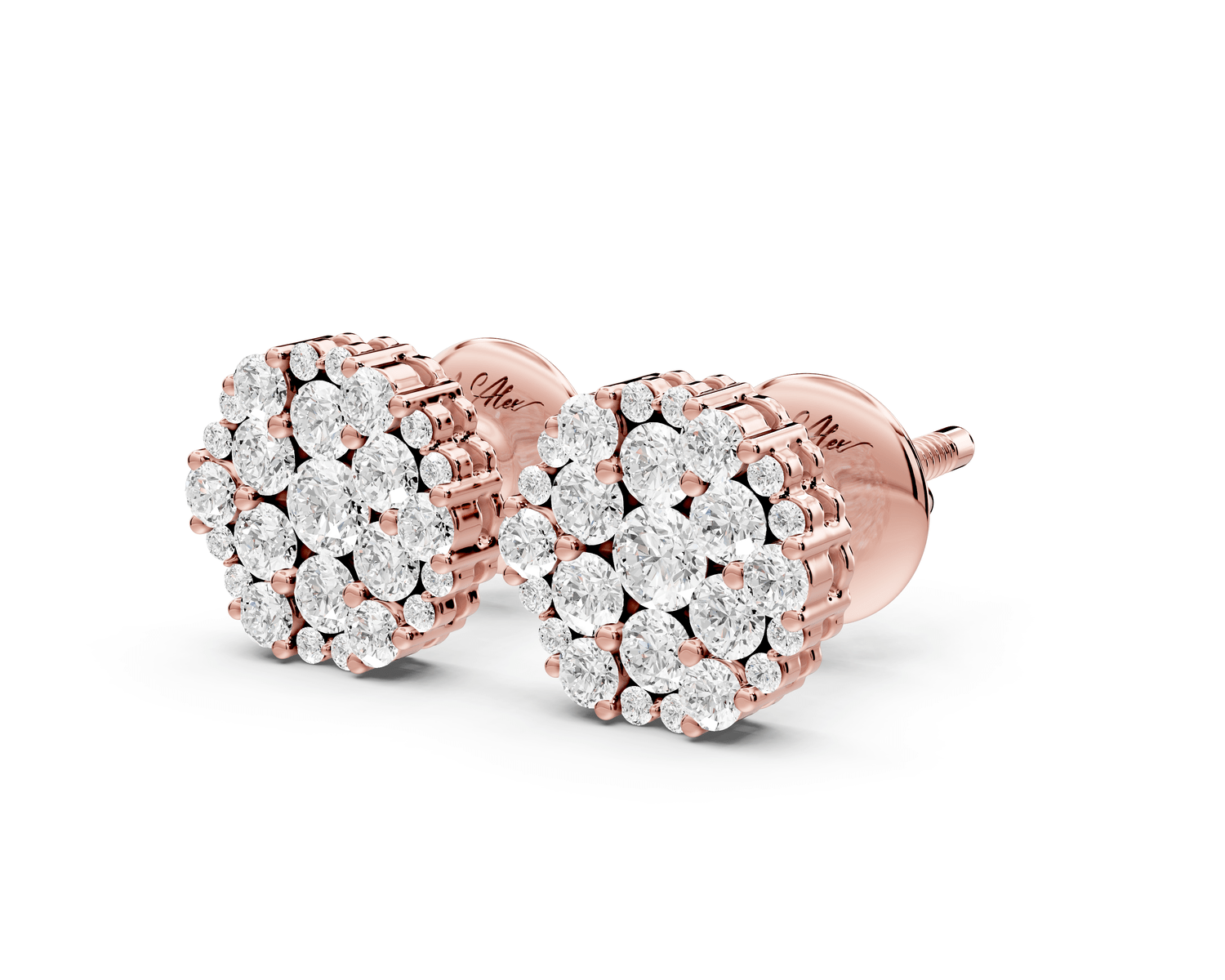 Stella Earrings Rose Gold - Mr. Alex Jewelry