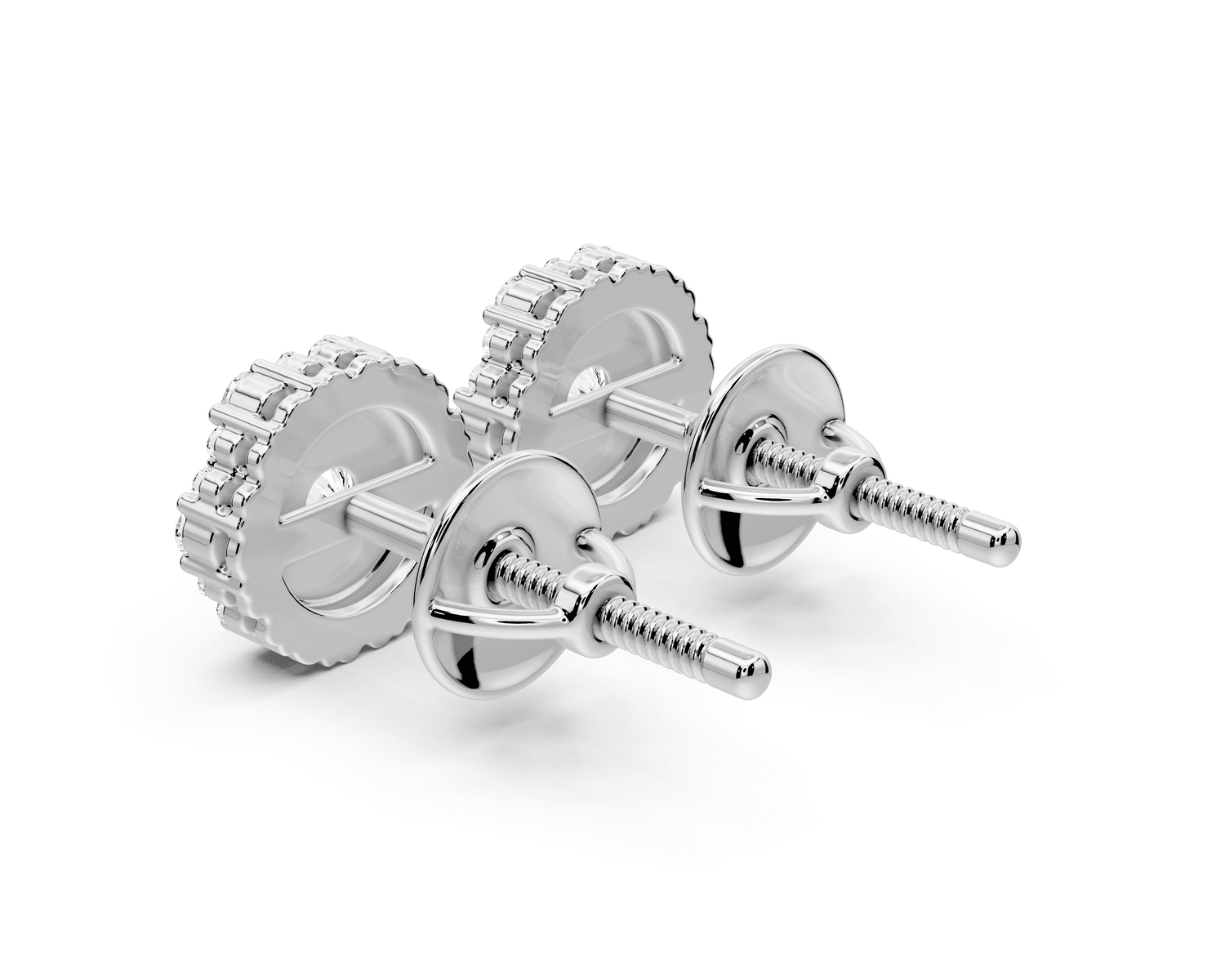 Stella Earrings White Gold - Mr. Alex Jewelry