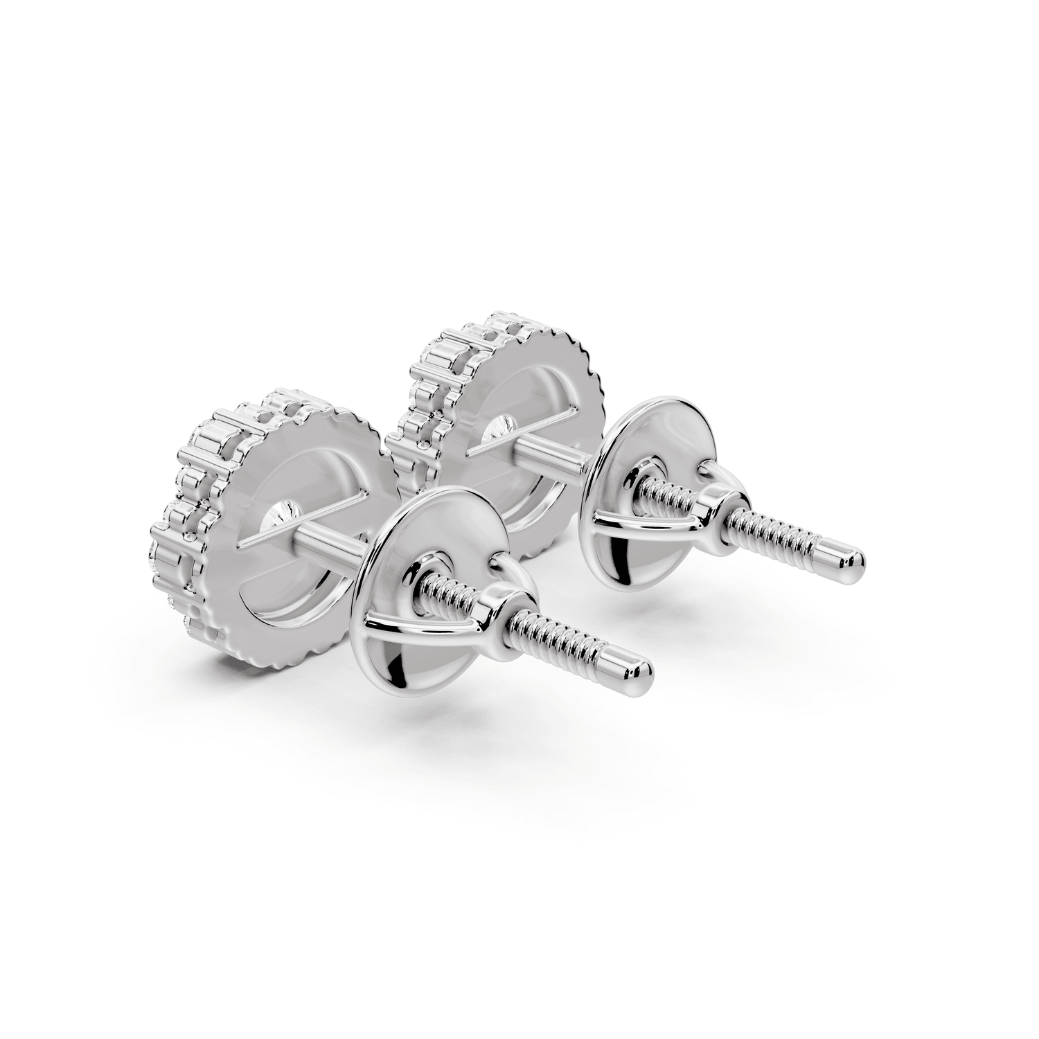 Stella Earrings White Gold - Mr. Alex Jewelry