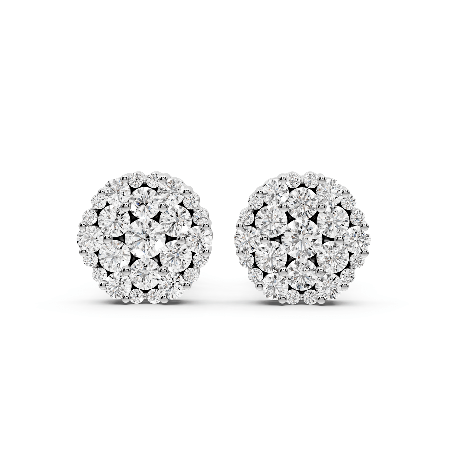 Stella Earrings White Gold - Mr. Alex Jewelry