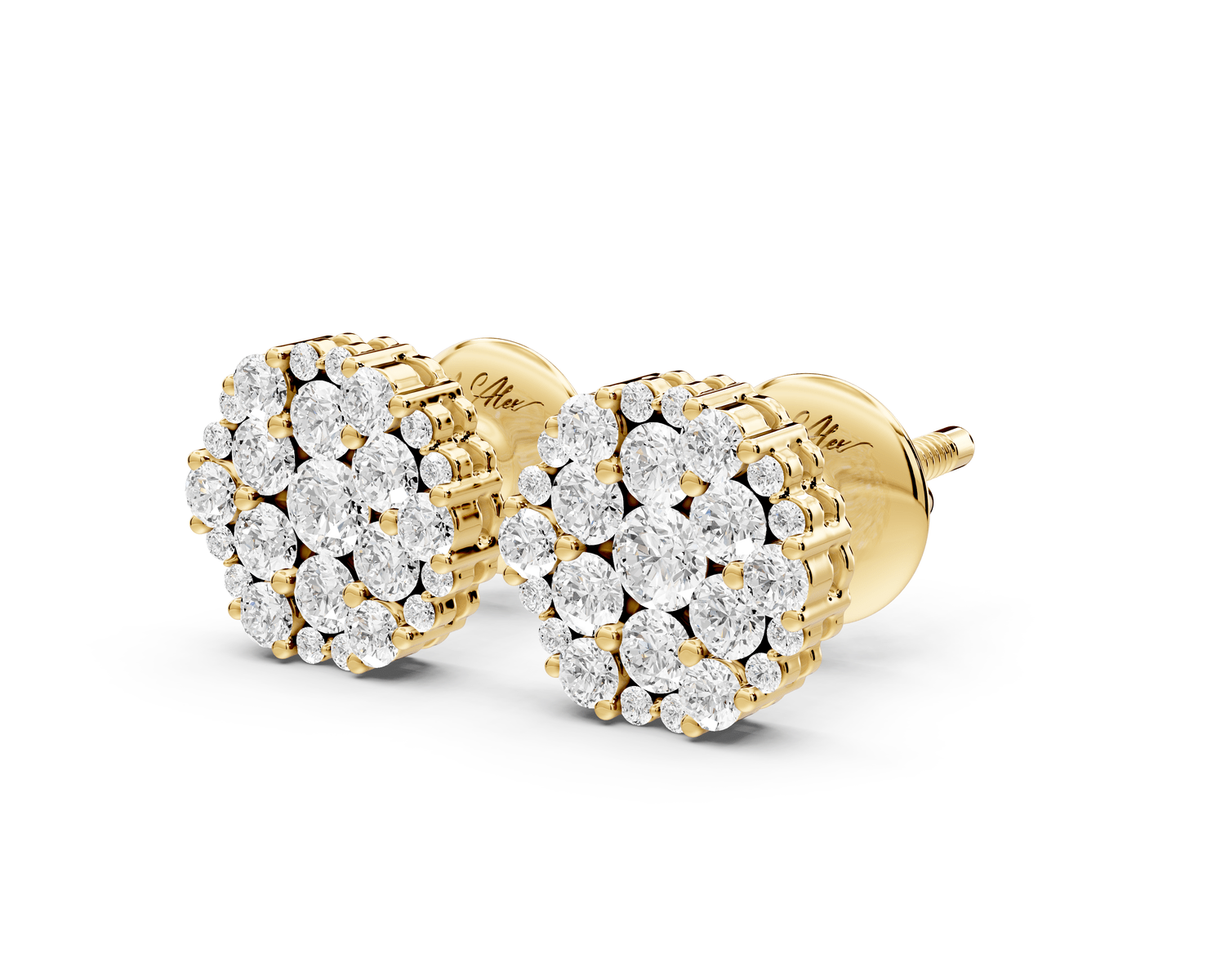 Stella Earrings Yellow Gold - Mr. Alex Jewelry