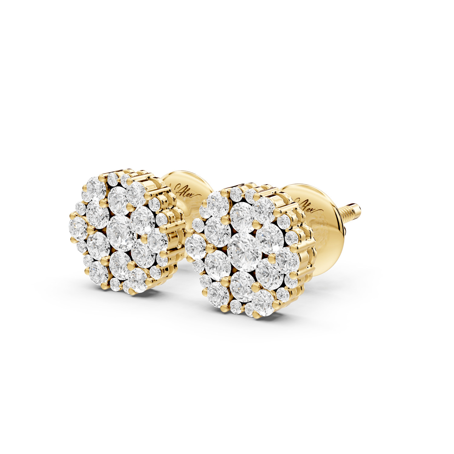 Stella Earrings Yellow Gold - Mr. Alex Jewelry