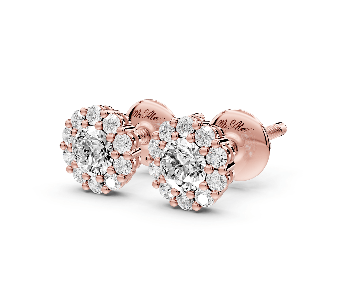 Tess Earrings Rose Gold - Mr. Alex Jewelry