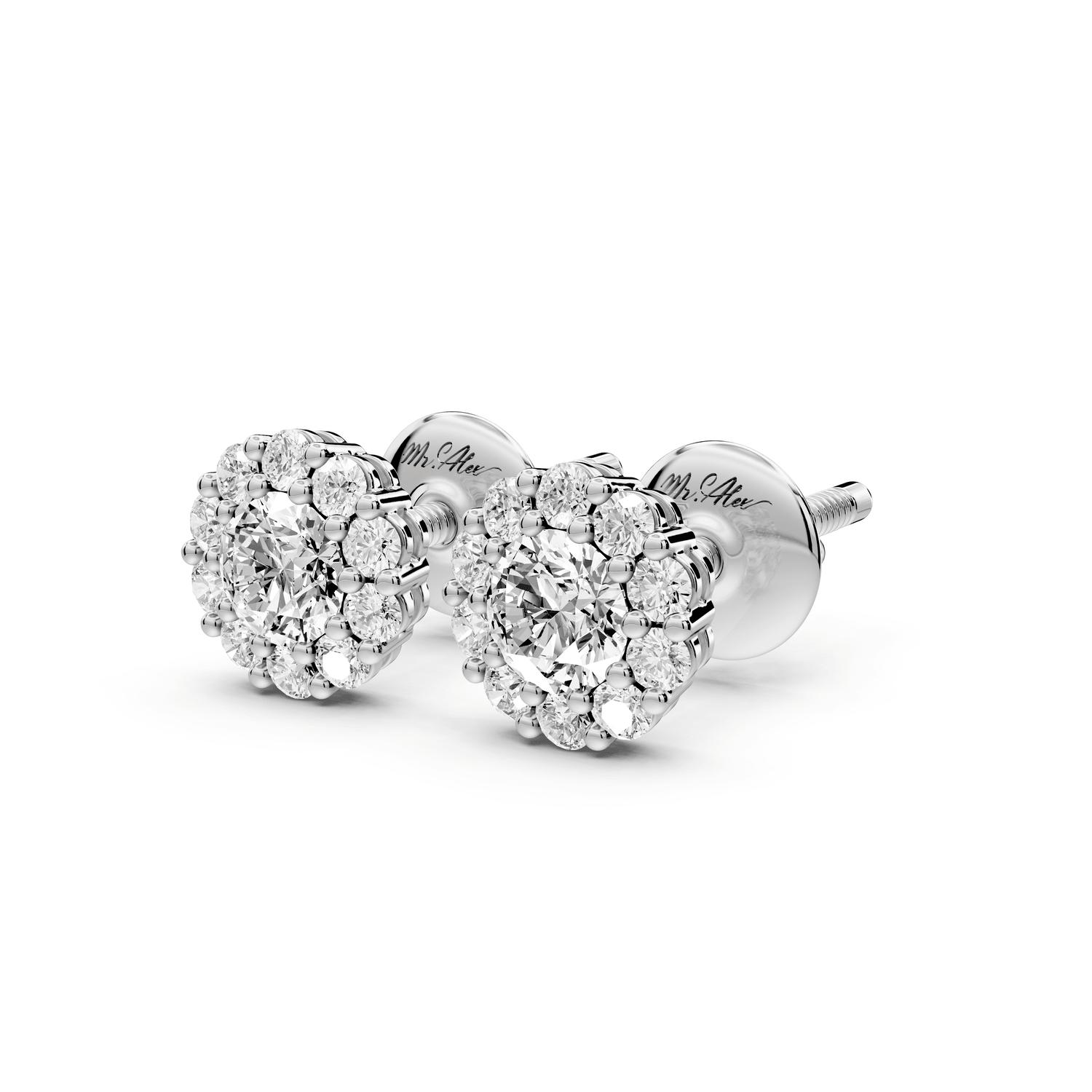 Tess Earrings White Gold - Mr. Alex Jewelry