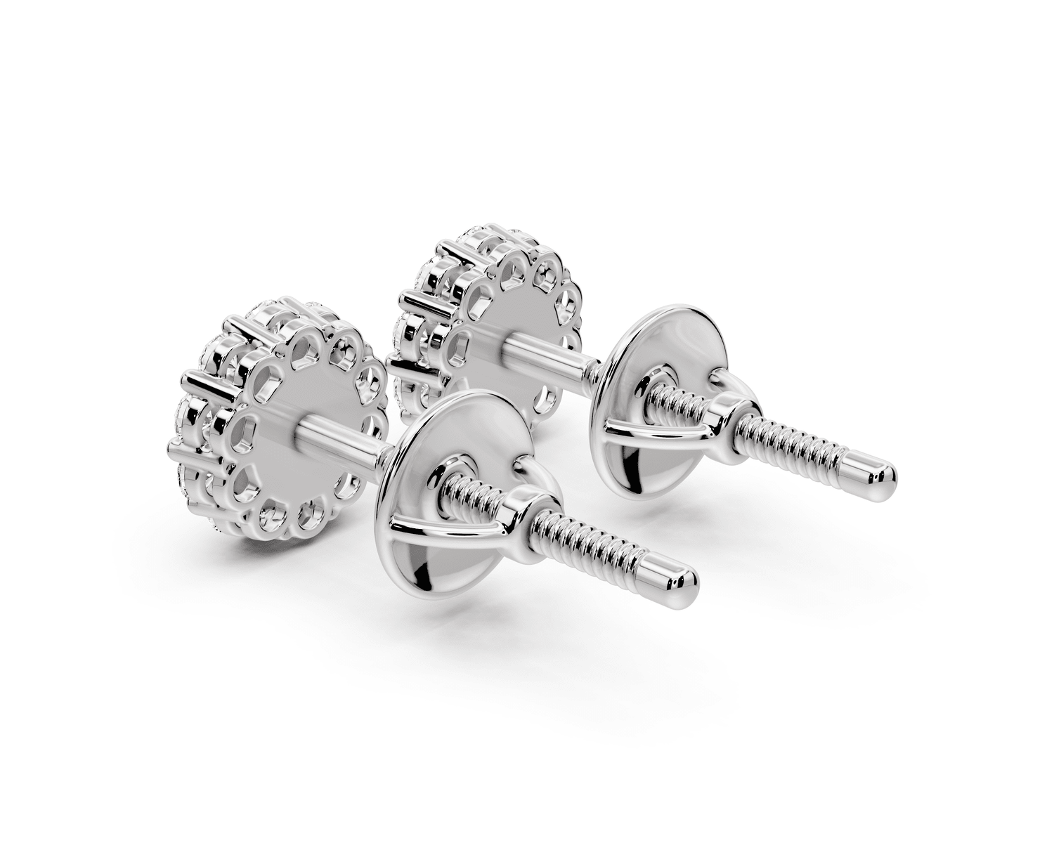 Tess Earrings White Gold - Mr. Alex Jewelry