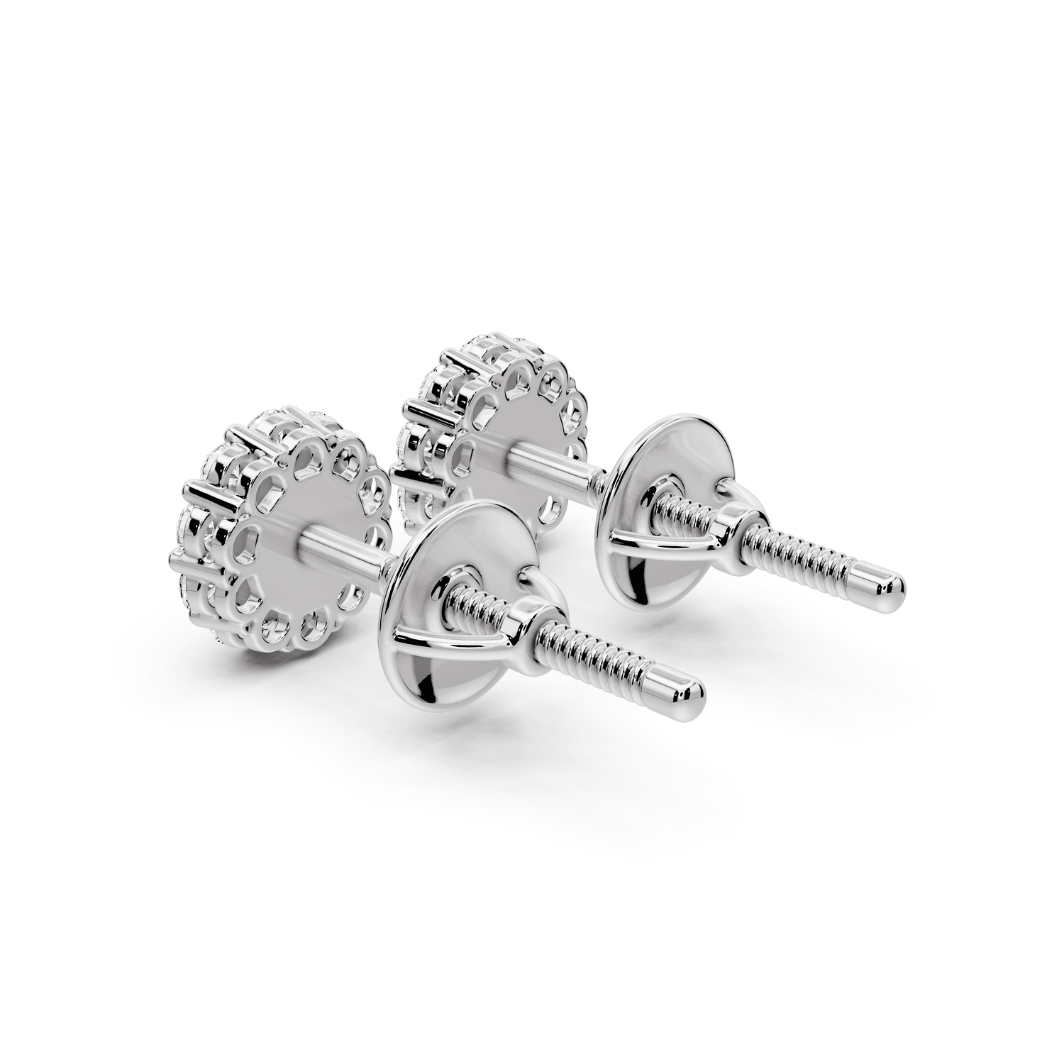 Tess Earrings White Gold - Mr. Alex Jewelry
