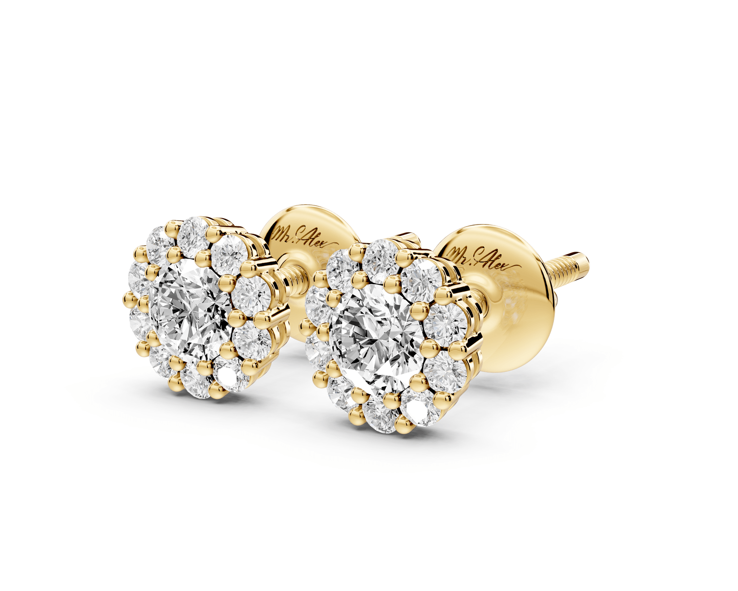 Tess Earrings Yellow Gold - Mr. Alex Jewelry