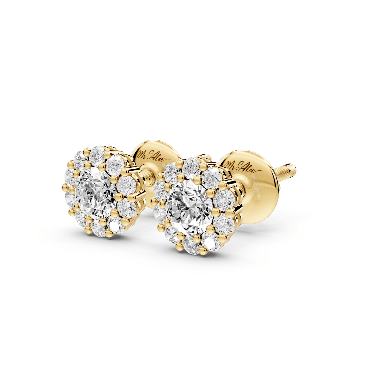 Tess Earrings Yellow Gold - Mr. Alex Jewelry