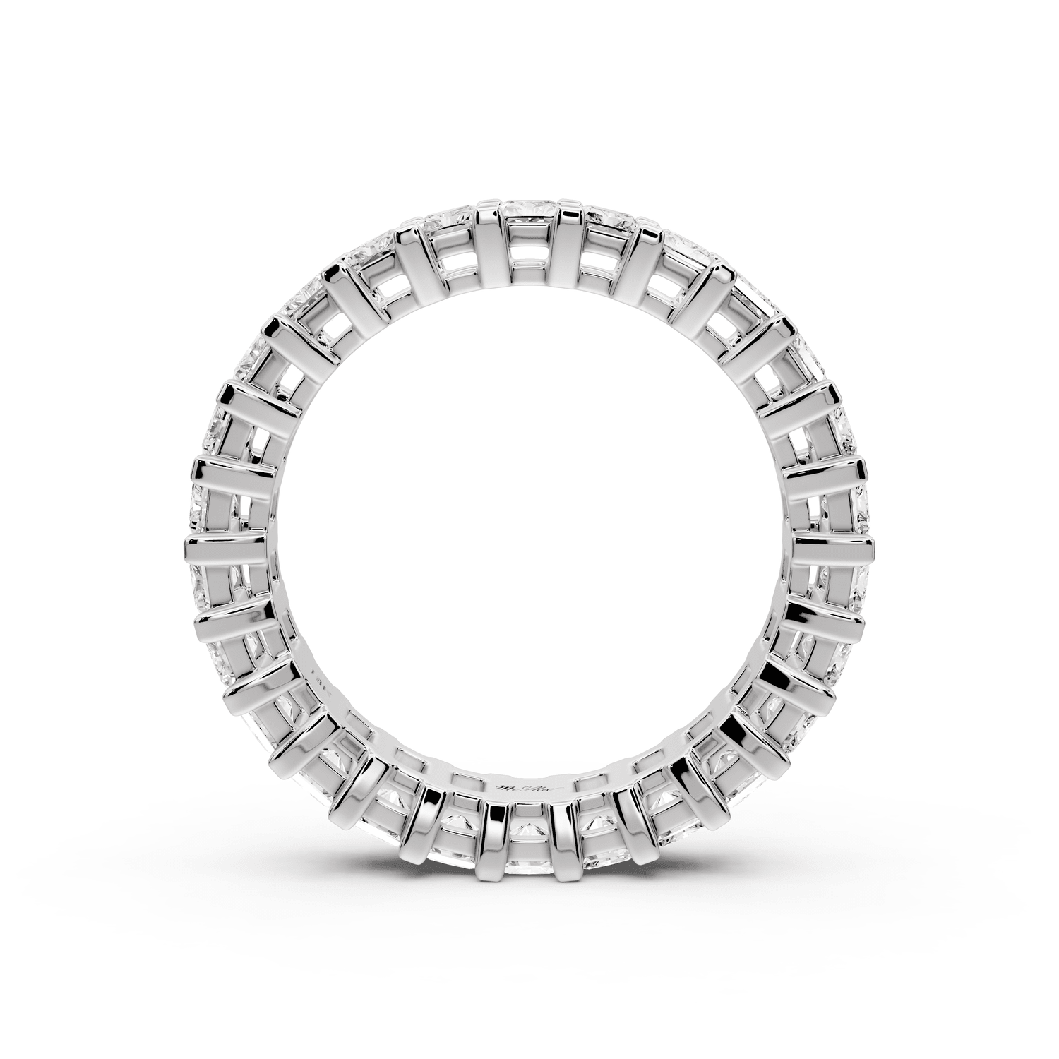 Viena - 3.04ct 14k white gold Radiant-Cut Diamond Eternity Band Ring - Mr. Alex Jewelry