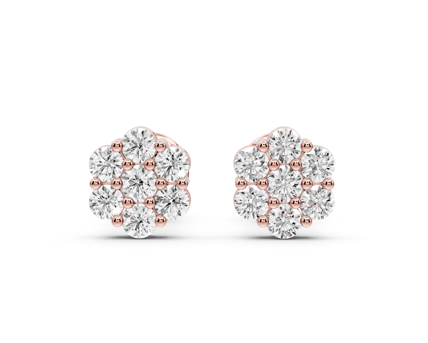 Violet Earrings Rose Gold - Mr. Alex Jewelry