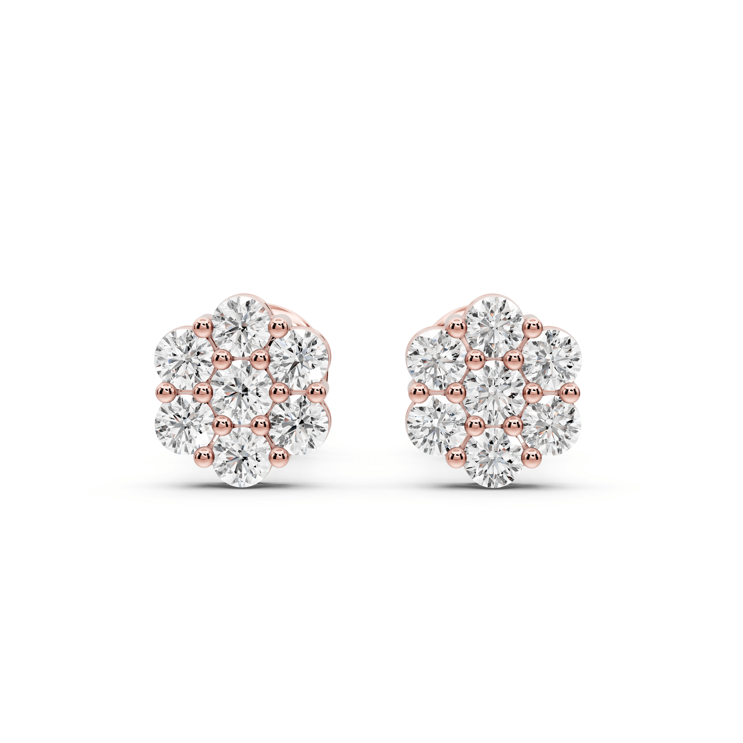 Violet Earrings Rose Gold - Mr. Alex Jewelry