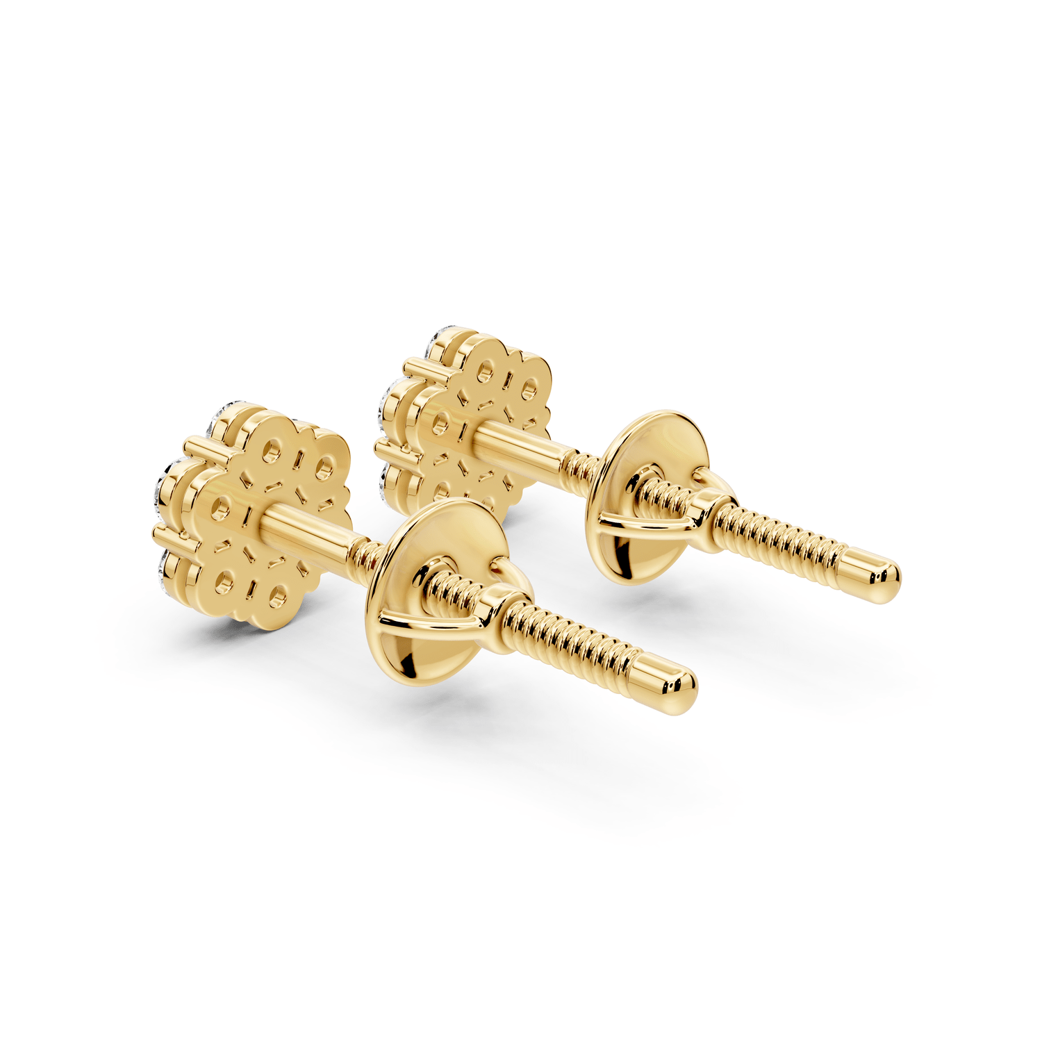 Violet Earrings Yellow Gold - Mr. Alex Jewelry