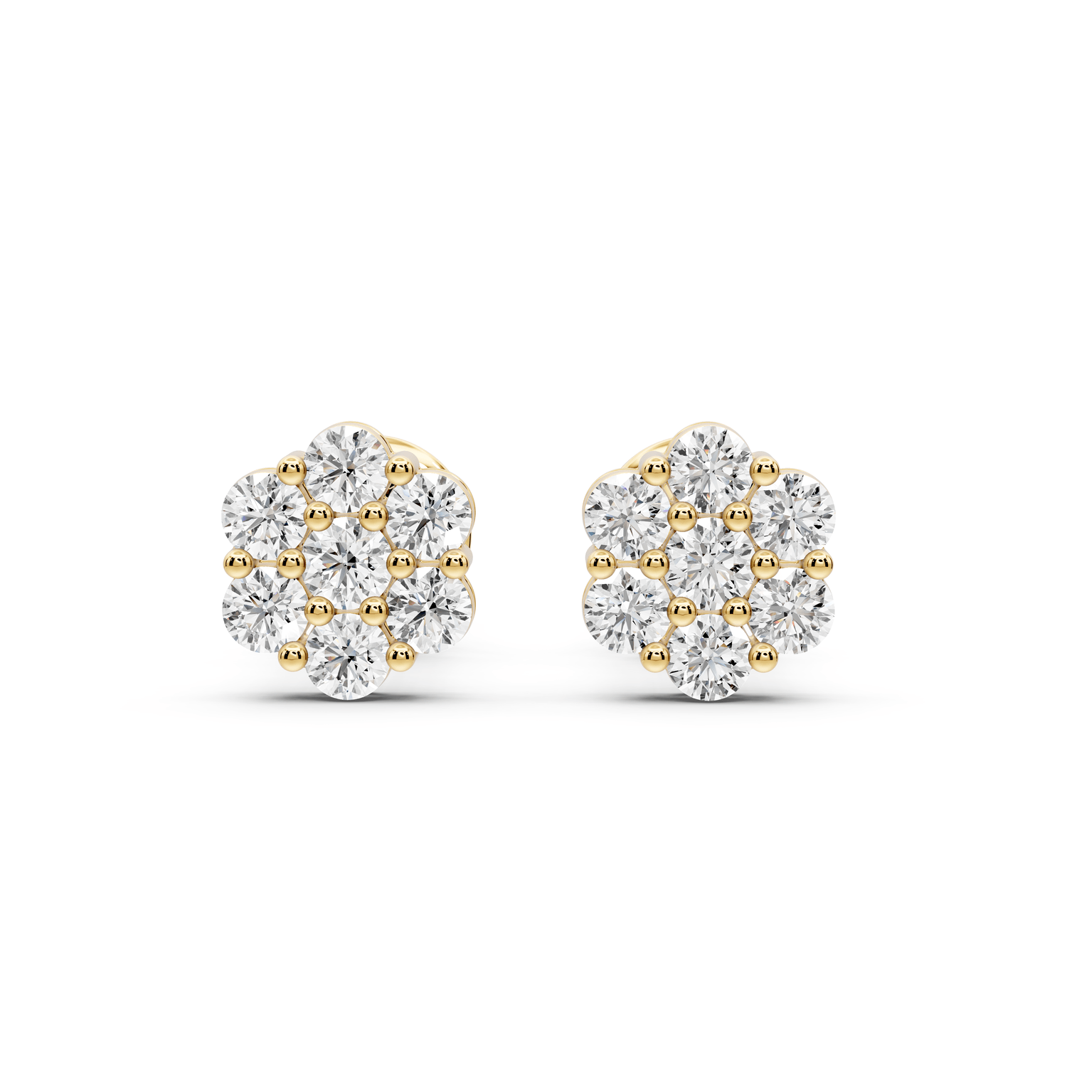 Violet Earrings Yellow Gold - Mr. Alex Jewelry