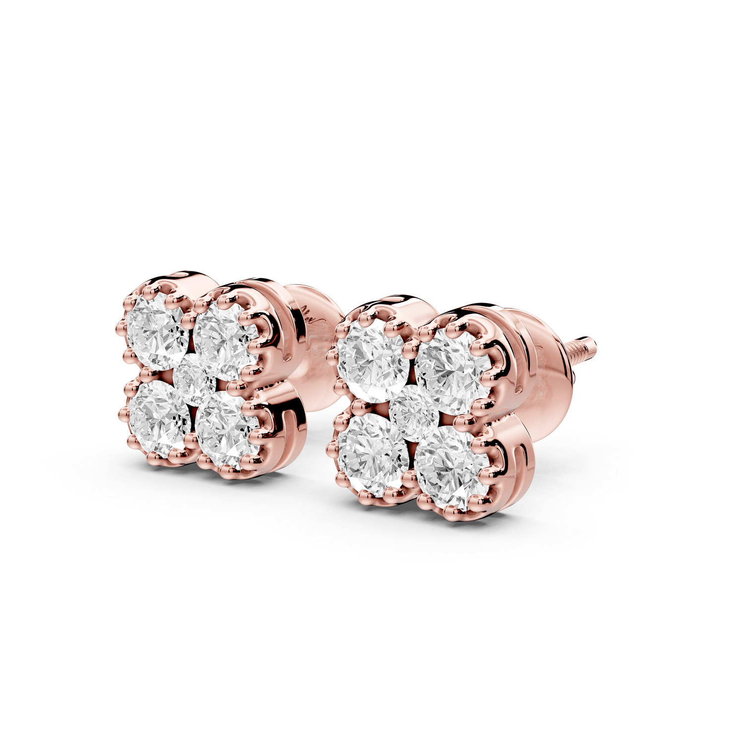 Zara Earrings Rose Gold - Mr. Alex Jewelry