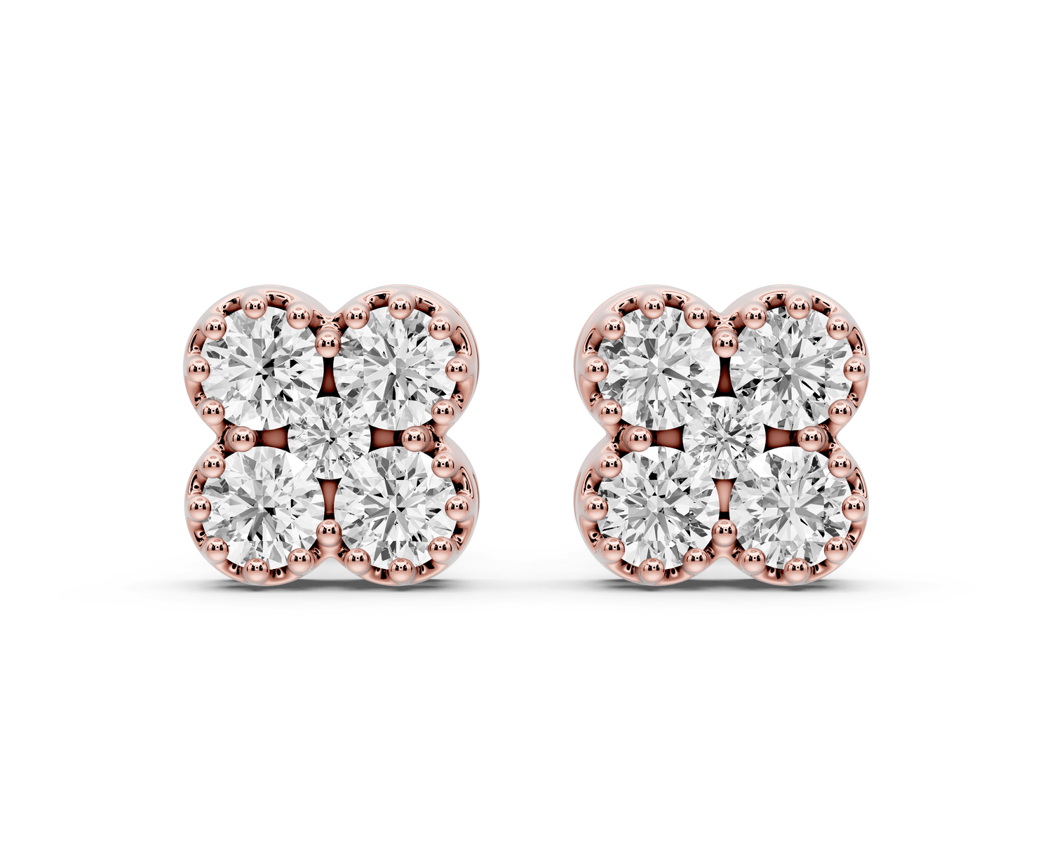Zara Earrings Rose Gold - Mr. Alex Jewelry
