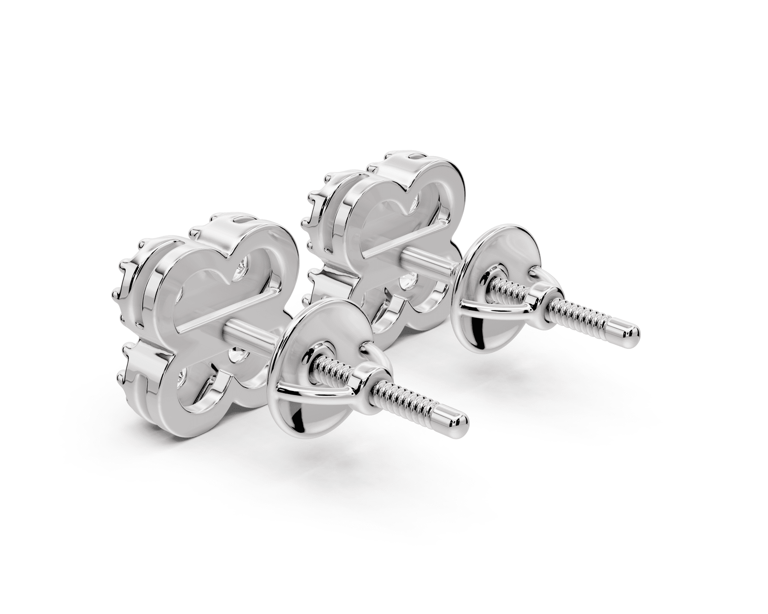 Zara Earrings White Gold - Mr. Alex Jewelry