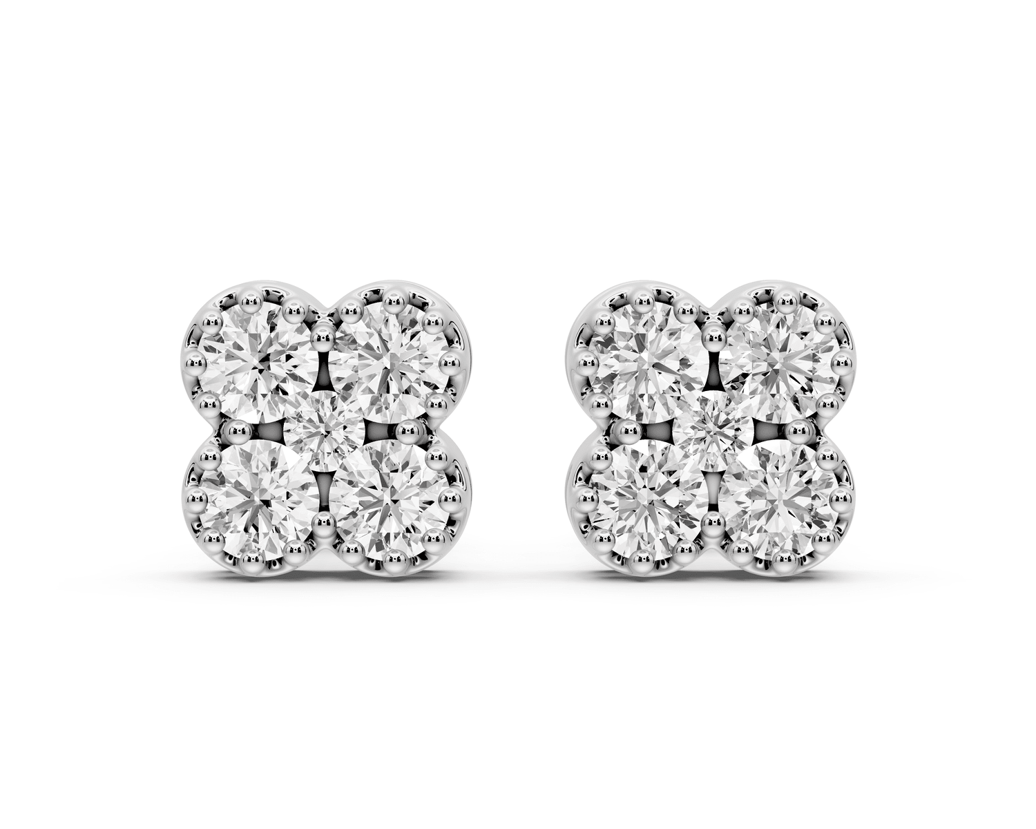 Zara Earrings White Gold - Mr. Alex Jewelry