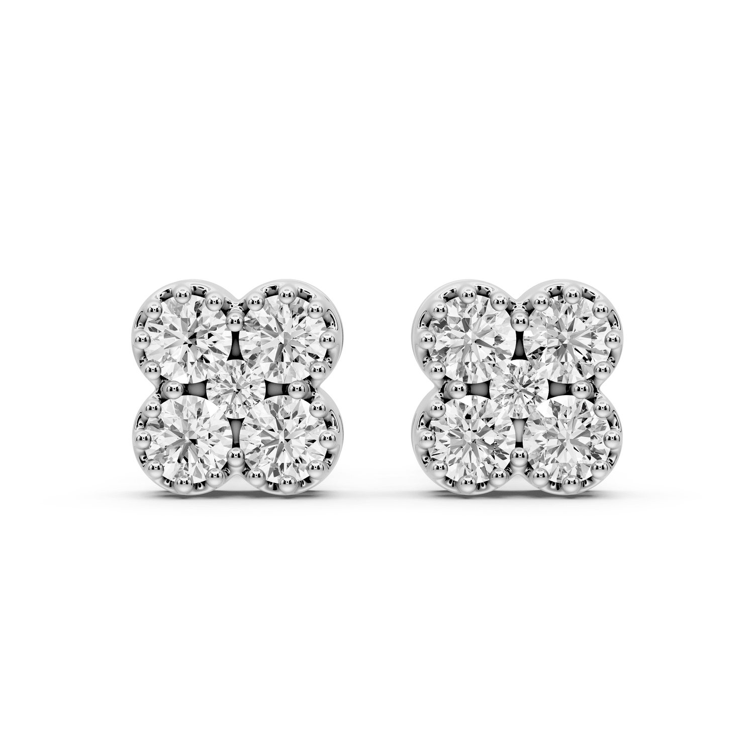 Zara Earrings White Gold - Mr. Alex Jewelry