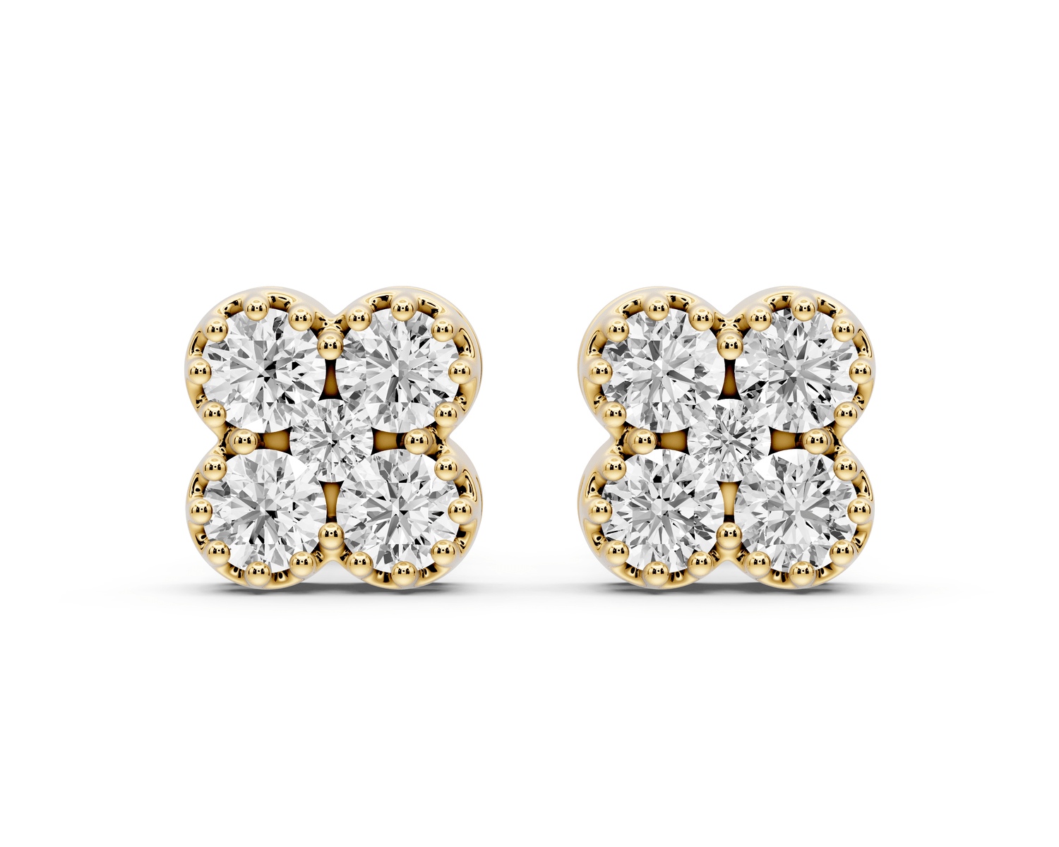Zara Earrings Yellow Gold - Mr. Alex Jewelry