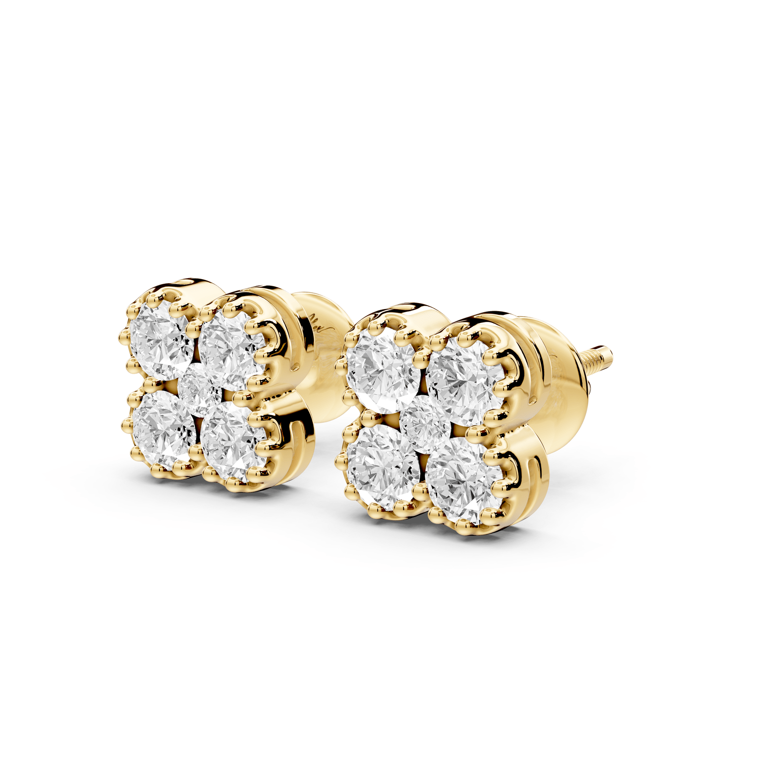 Zara Earrings Yellow Gold - Mr. Alex Jewelry
