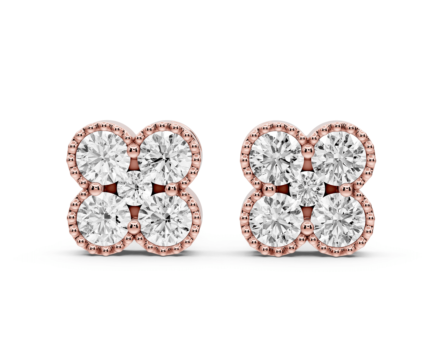 Zoe Earrings Rose Gold - Mr. Alex Jewelry