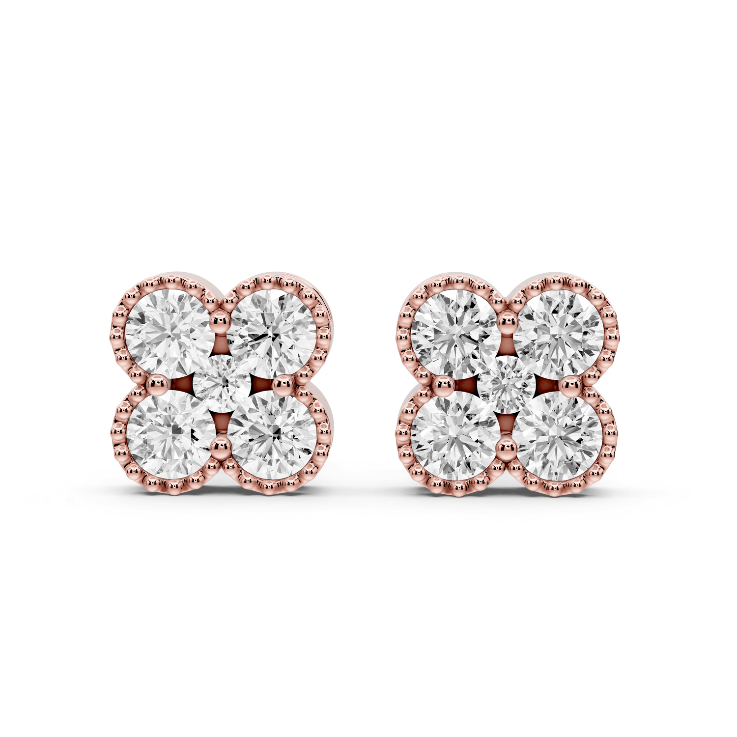 Zoe Earrings Rose Gold - Mr. Alex Jewelry