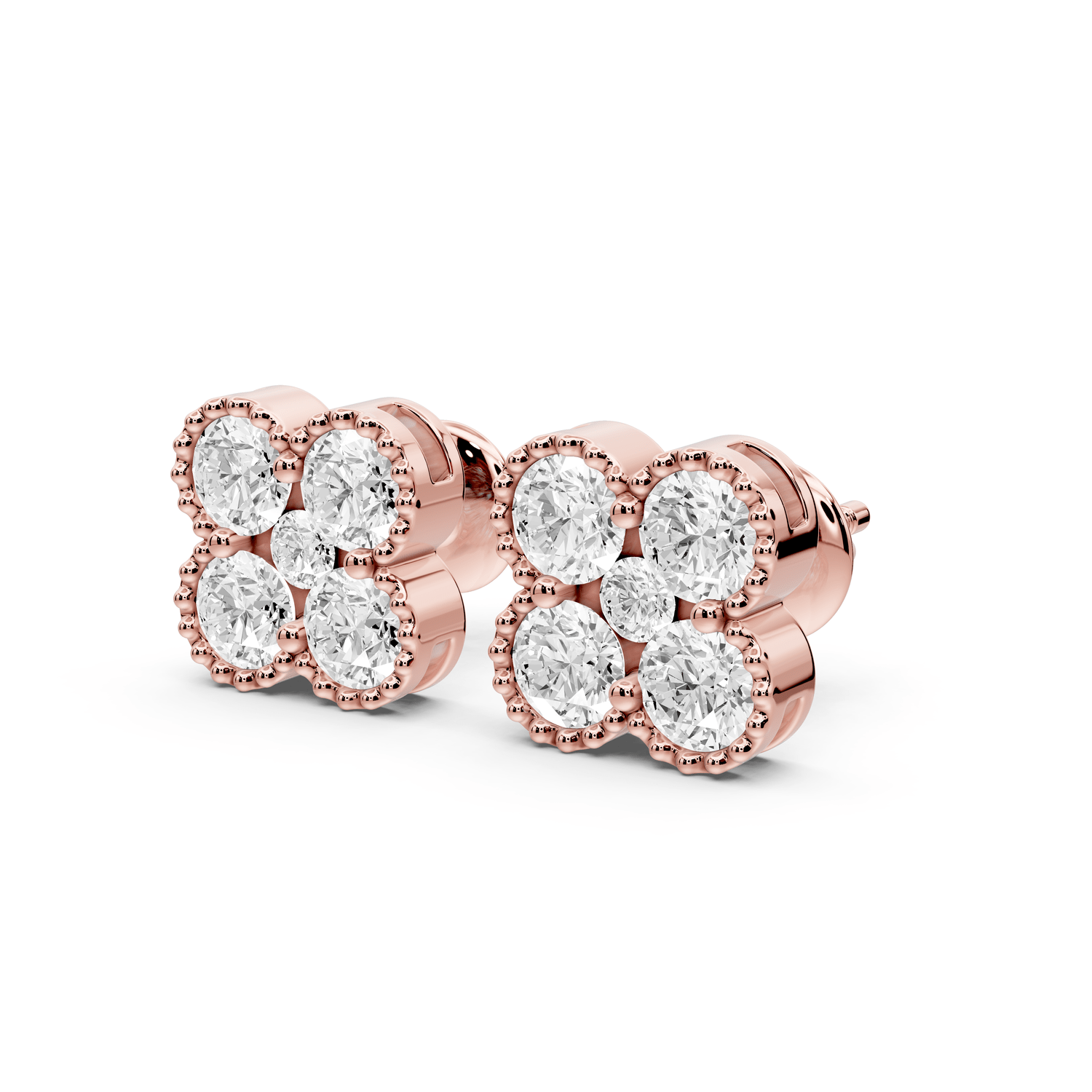 Zoe Earrings Rose Gold - Mr. Alex Jewelry