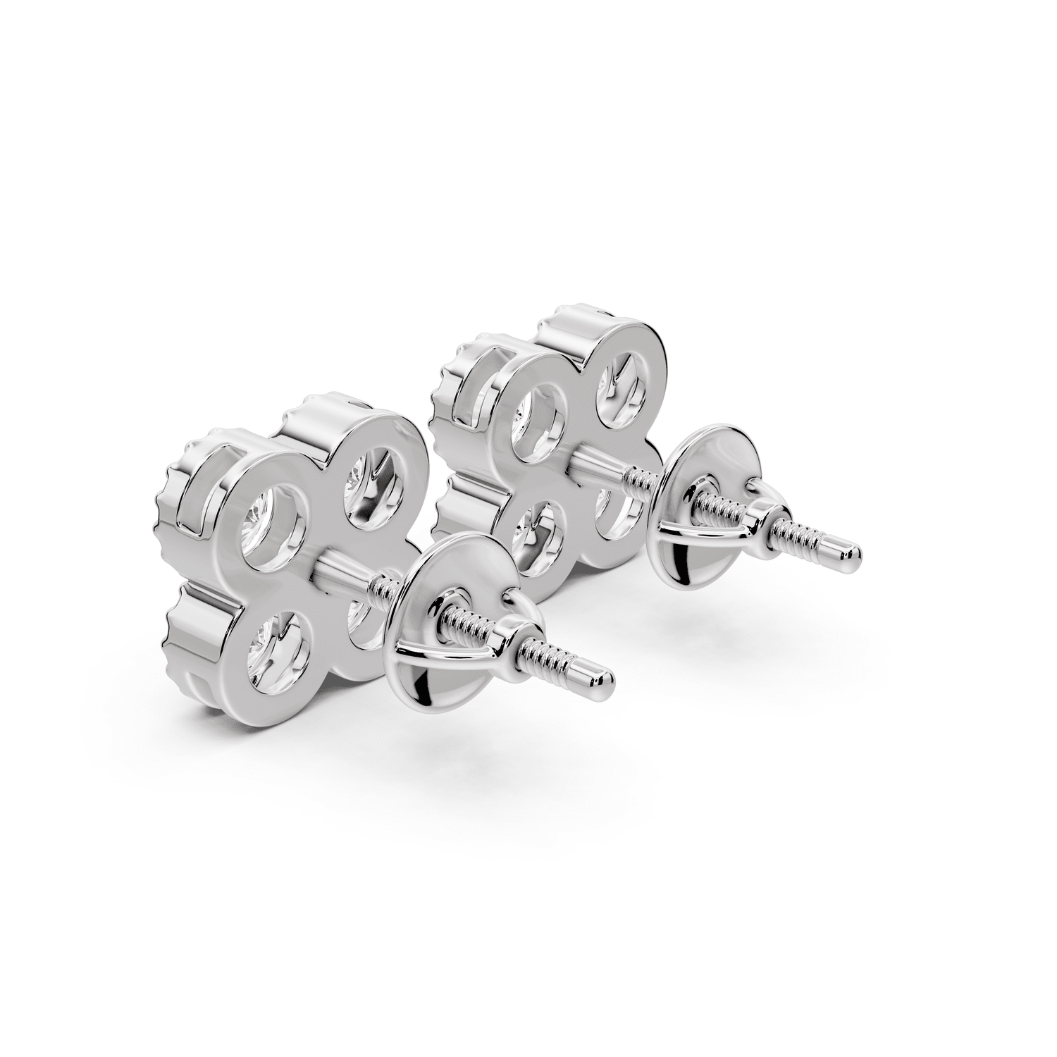 Zoe Earrings White Gold - Mr. Alex Jewelry