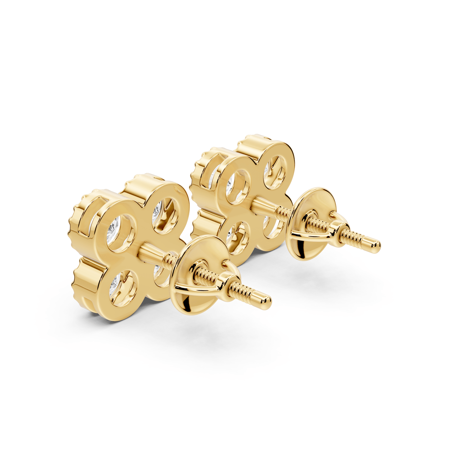 Zoe Earrings Yellow Gold - Mr. Alex Jewelry