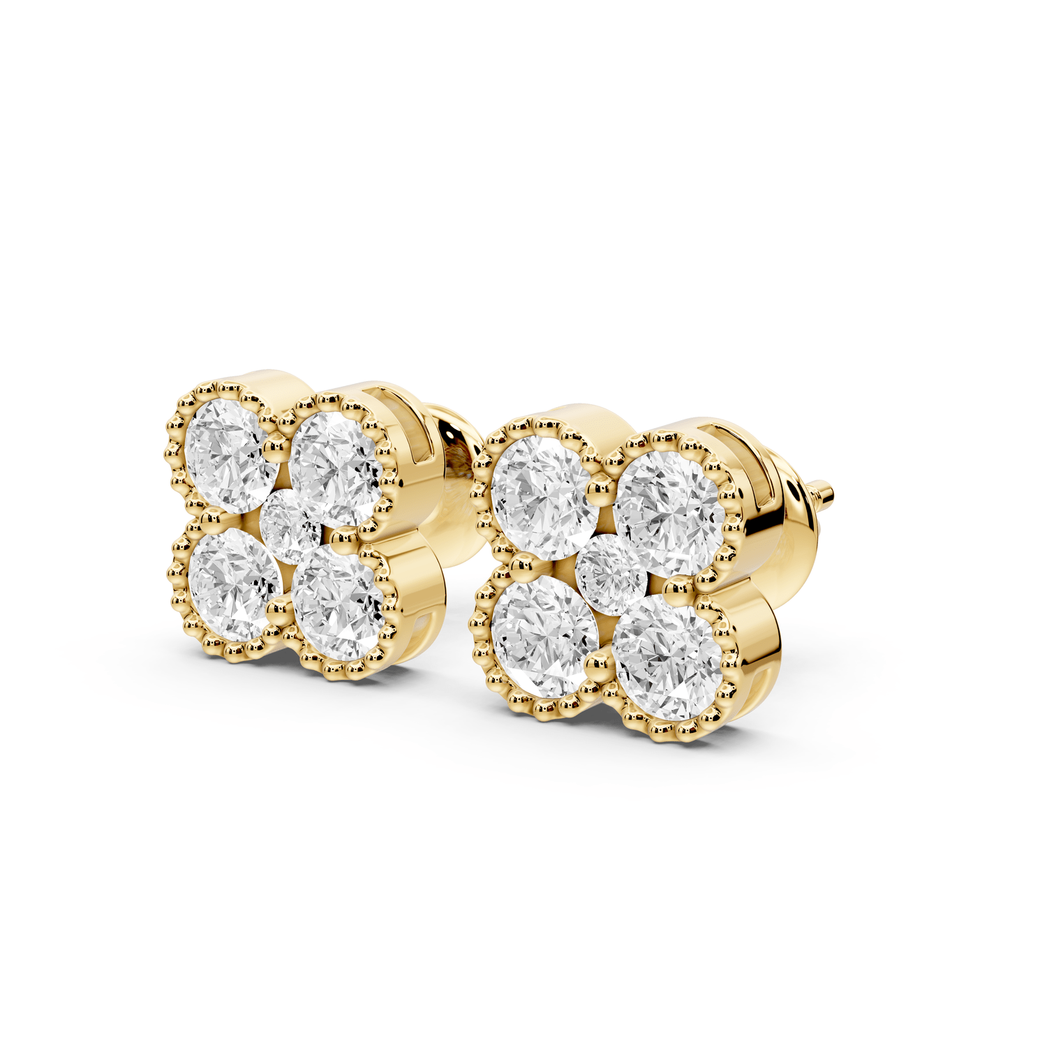 Zoe Earrings Yellow Gold - Mr. Alex Jewelry