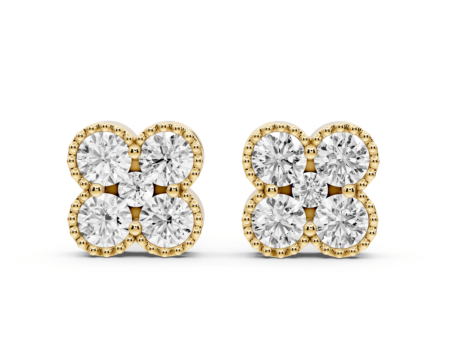Zoe Earrings Yellow Gold - Mr. Alex Jewelry