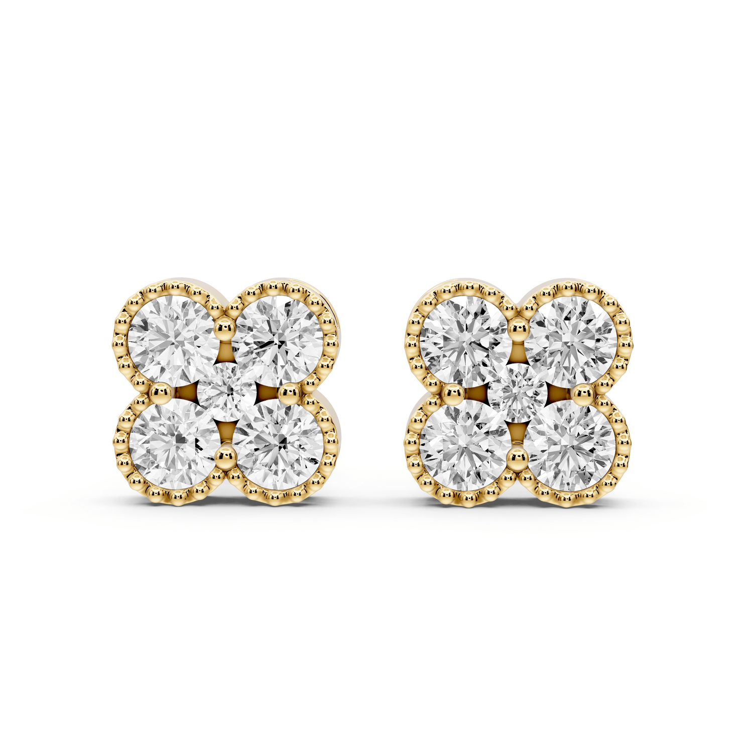 Zoe Earrings Yellow Gold - Mr. Alex Jewelry
