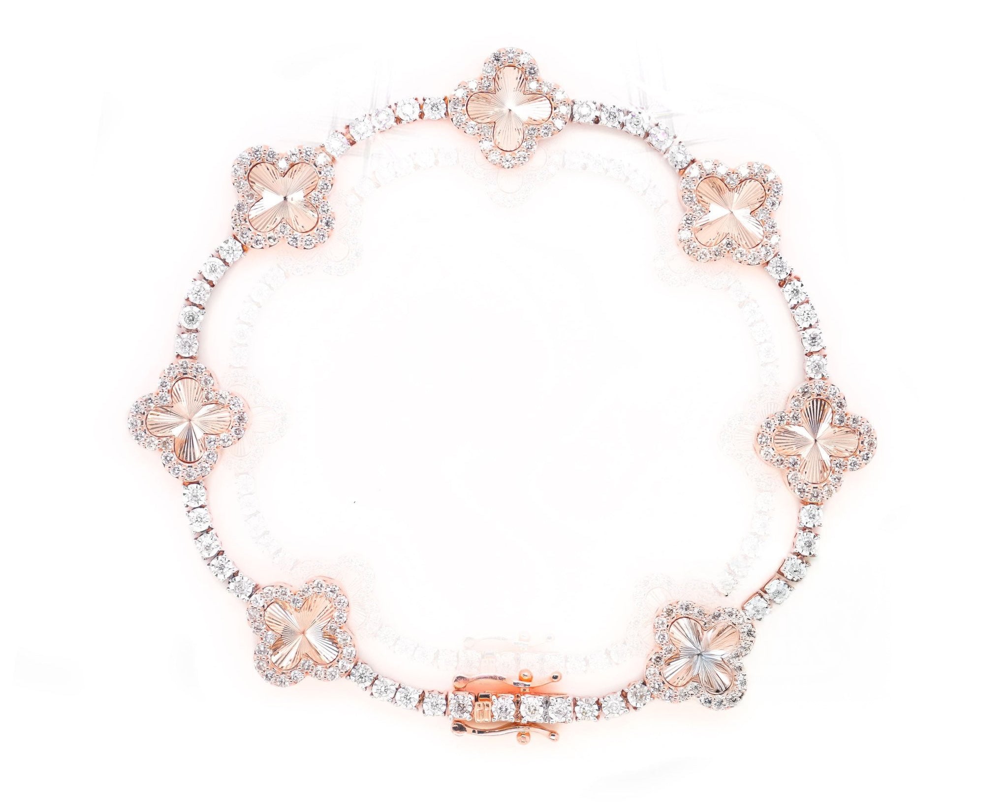 10K Cloverfield Diamond Tennis Bracelet 2.0ct - Mr. Alex Jewelry