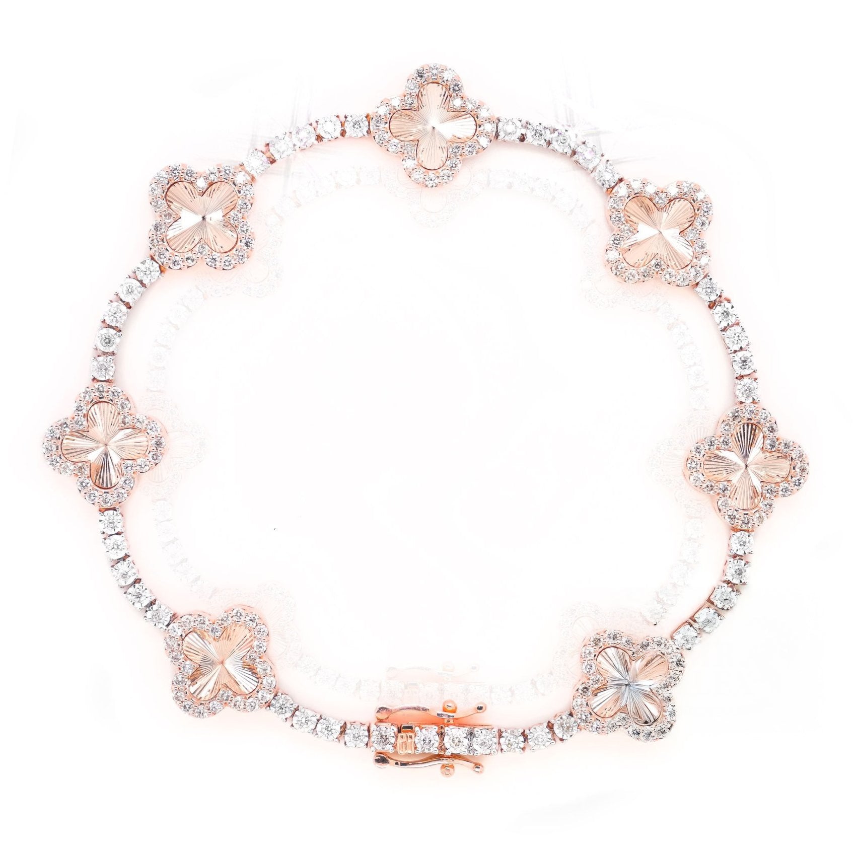10K Cloverfield Diamond Tennis Bracelet 2.0ct - Mr. Alex Jewelry
