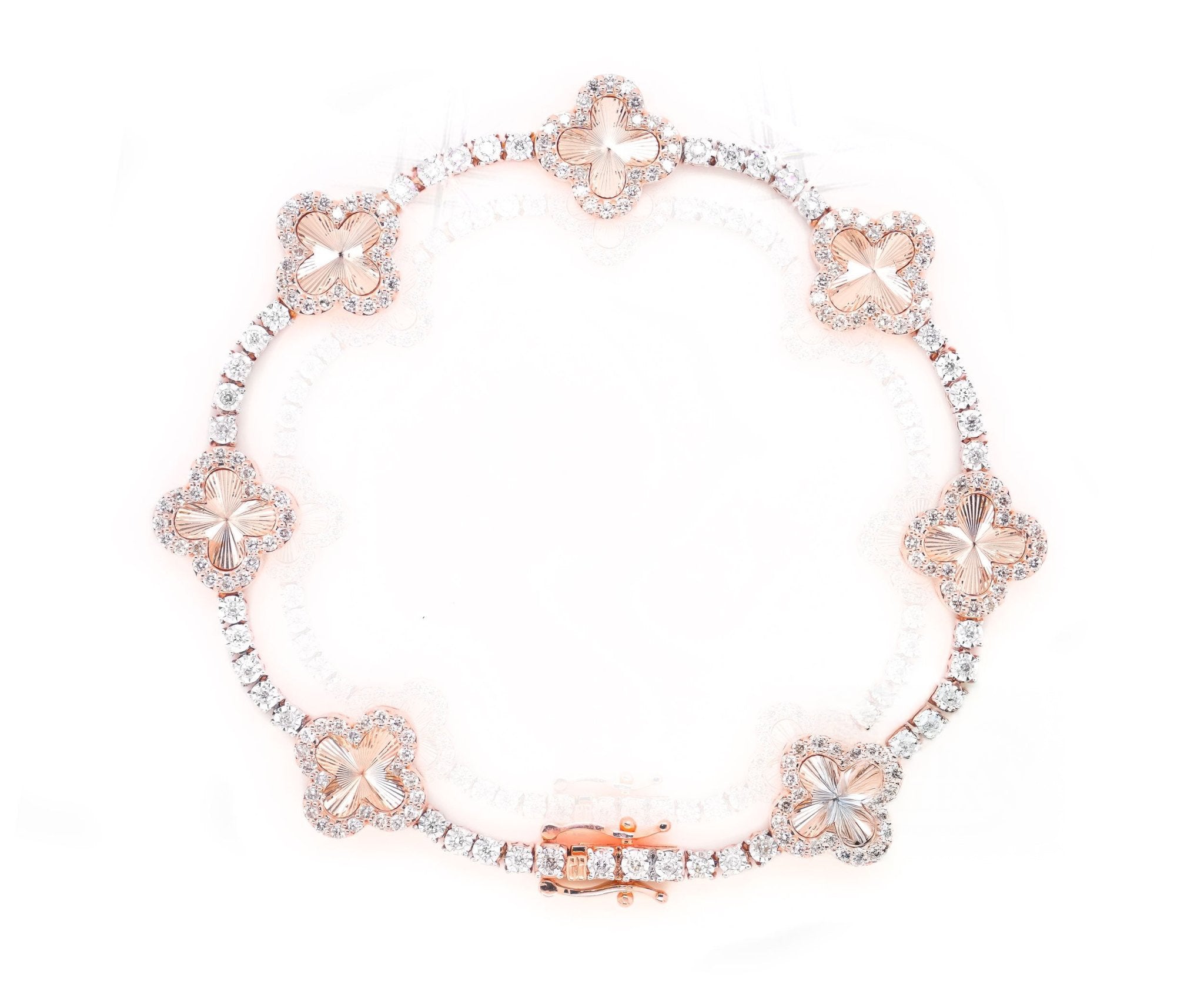 10K Cloverfield Diamond Tennis Bracelet 2.0ct - Mr. Alex Jewelry