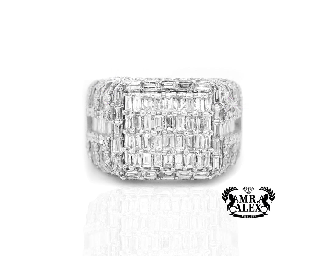10k Grand Regent Band Diamond Ring 3.25ct - Mr. Alex Jewelry