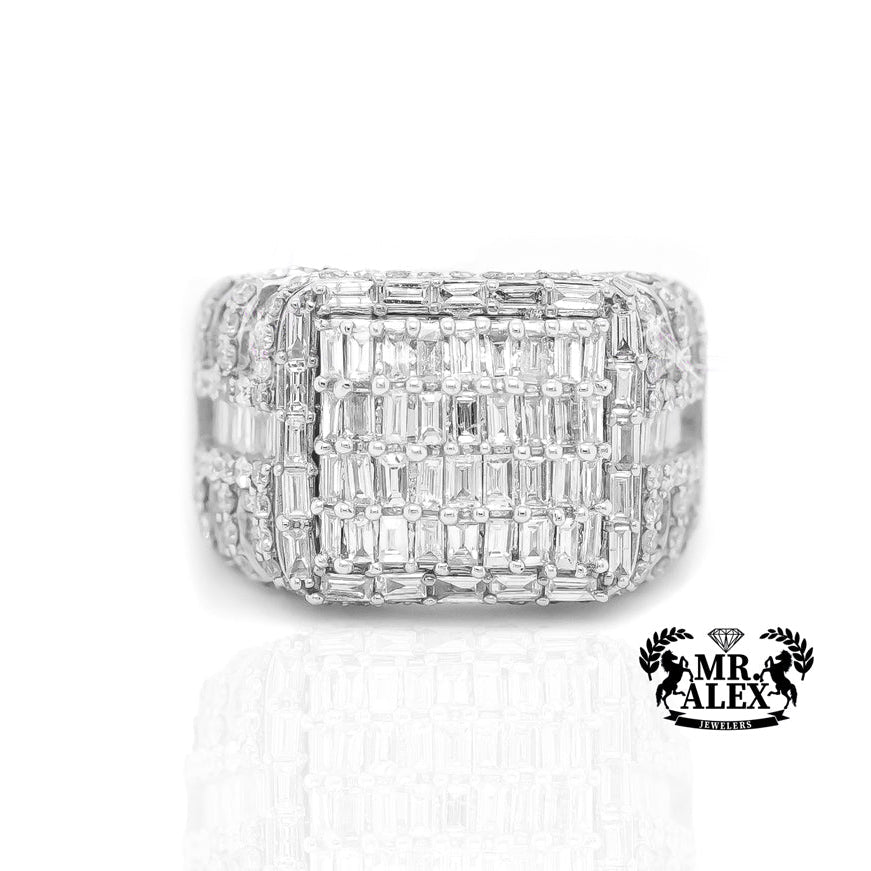 10k Grand Regent Band Diamond Ring 3.25ct - Mr. Alex Jewelry