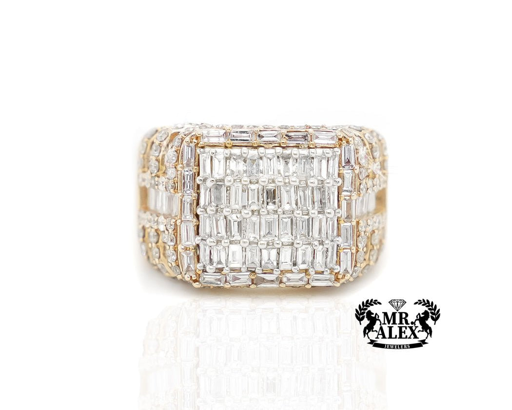 10k Grand Regent Band Diamond Ring 3.25ct - Mr. Alex Jewelry
