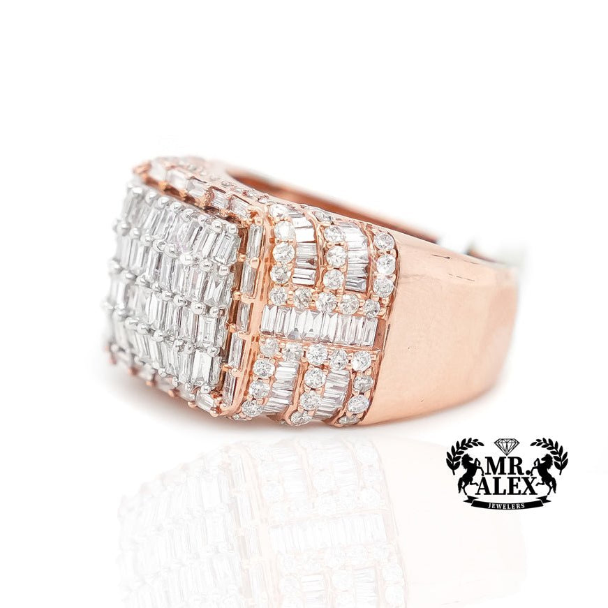 10k Grand Regent Band Diamond Ring 3.25ct - Mr. Alex Jewelry