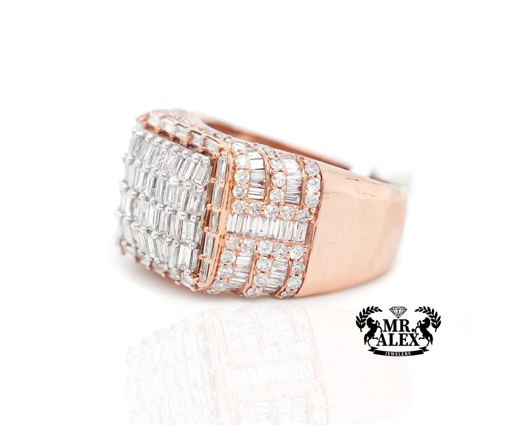 10k Grand Regent Band Diamond Ring 3.25ct - Mr. Alex Jewelry