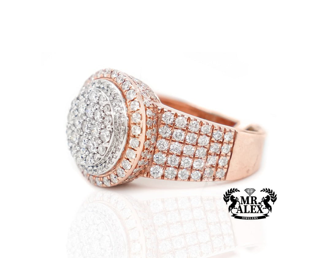 10k Halo Sparkle Diamond Ring 2.75 ct - Mr. Alex Jewelry