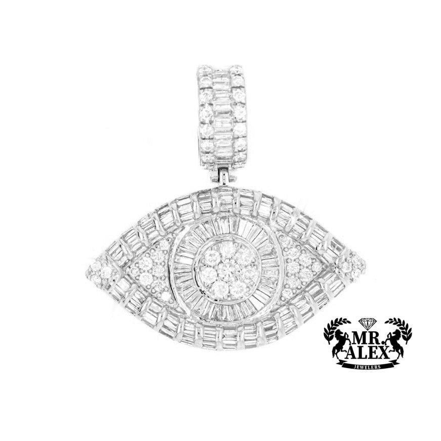10K Luxury Eye Diamond Pendant 2.50ct - Mr. Alex Jewelry