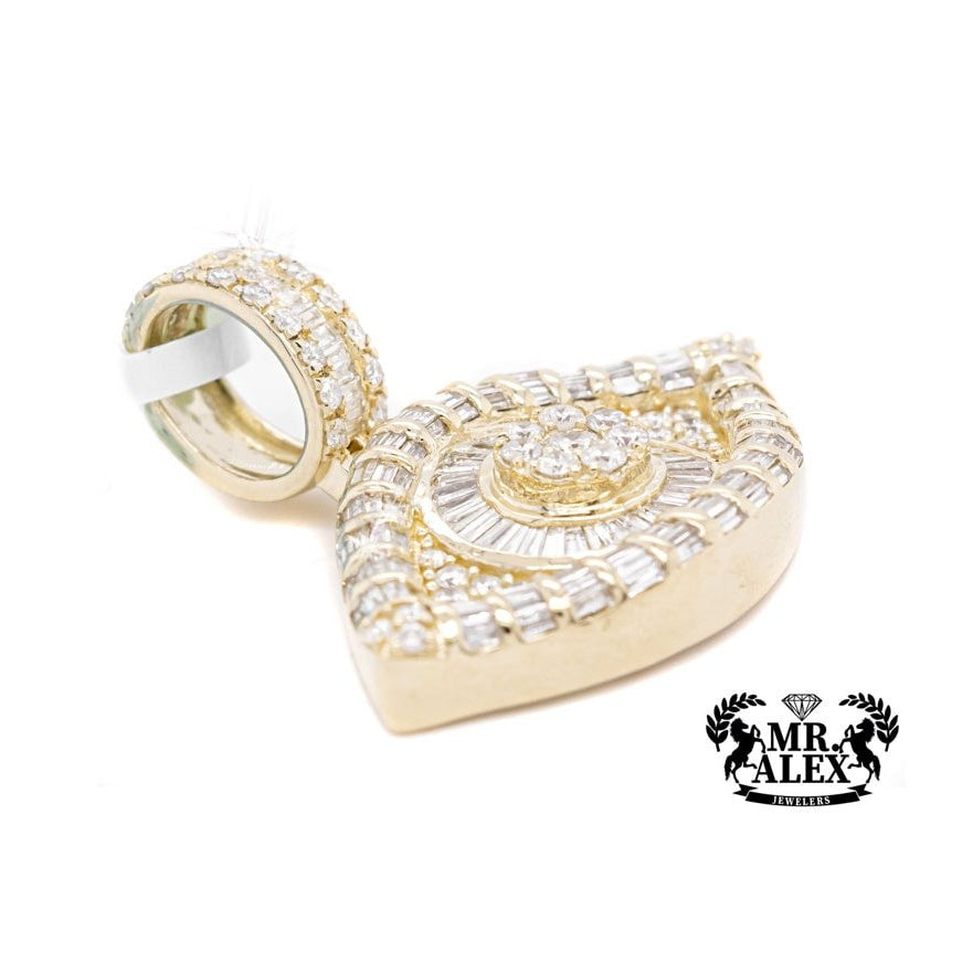 10K Luxury Eye Diamond Pendant 2.50ct - Mr. Alex Jewelry