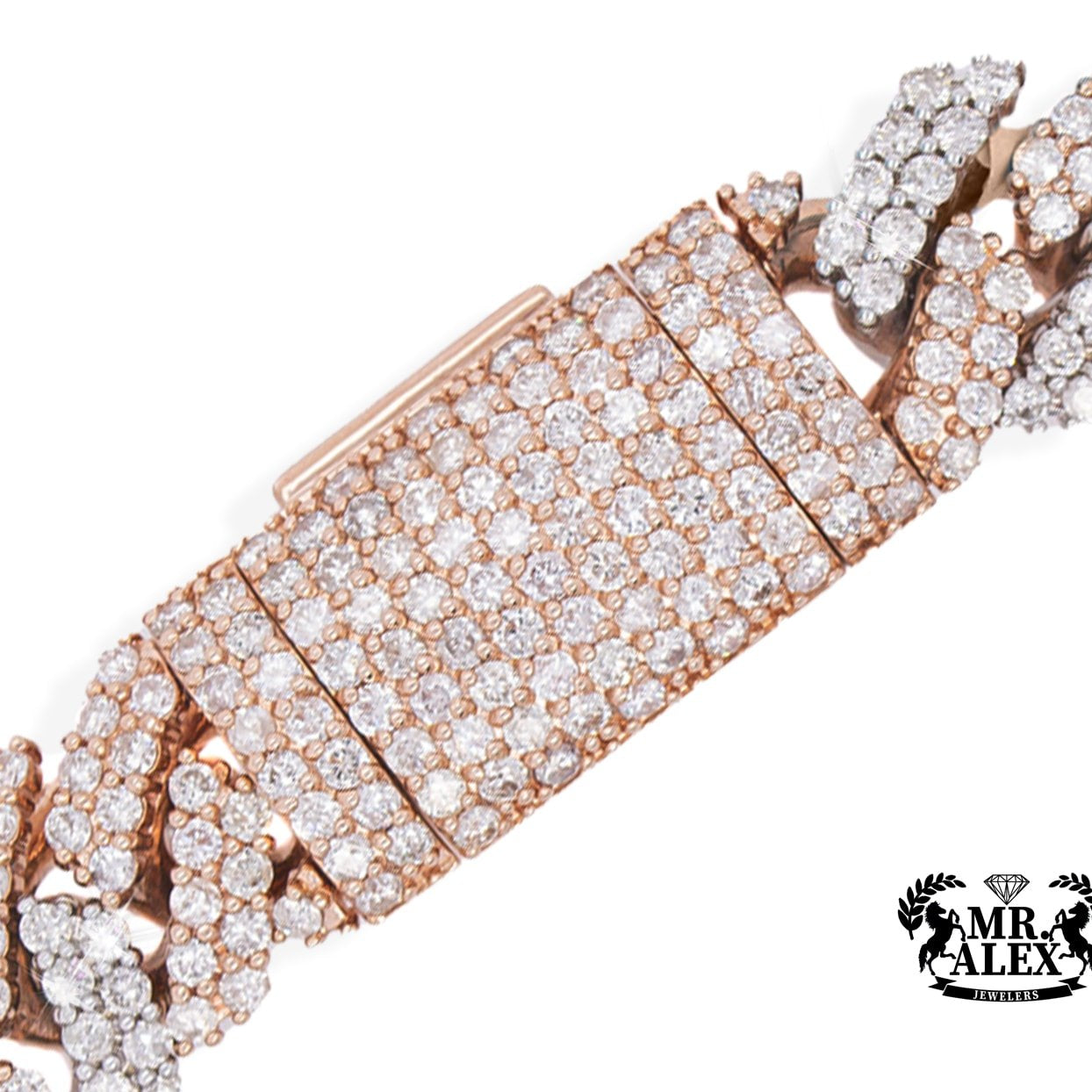 10K Luxury Miami Cuban Bracelet 12.97ct - Mr. Alex Jewelry