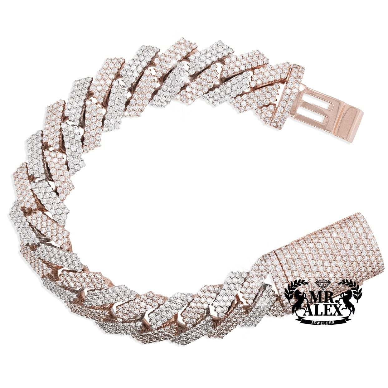 10K Luxury Miami Cuban Bracelet 22.95ct - Mr. Alex Jewelry