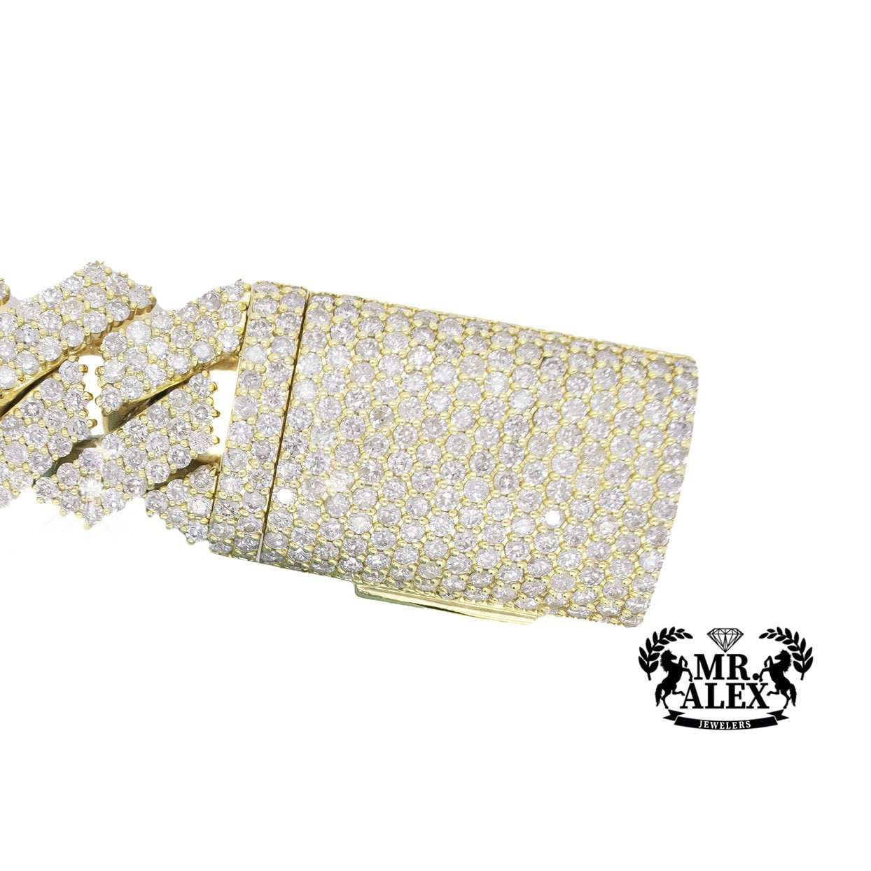 10K Luxury Miami Cuban Bracelet 24.15ct - Mr. Alex Jewelry
