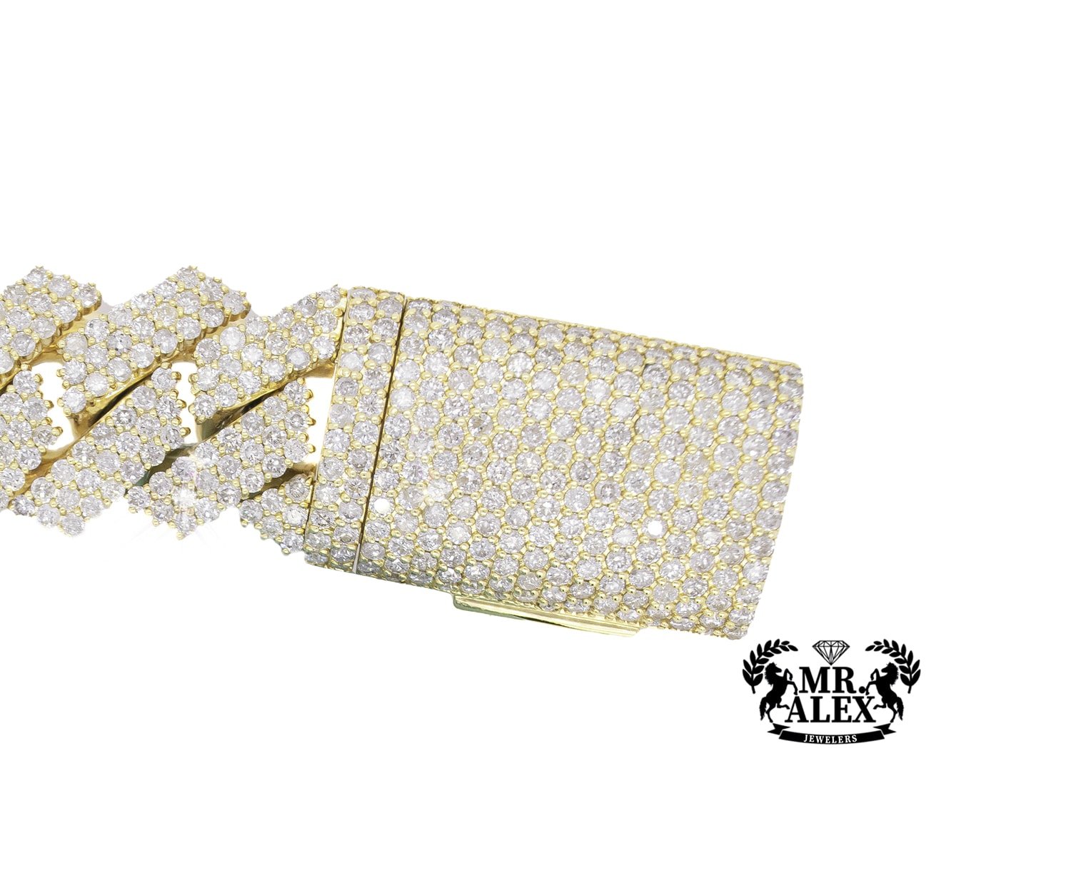 10K Luxury Miami Cuban Bracelet 24.15ct - Mr. Alex Jewelry